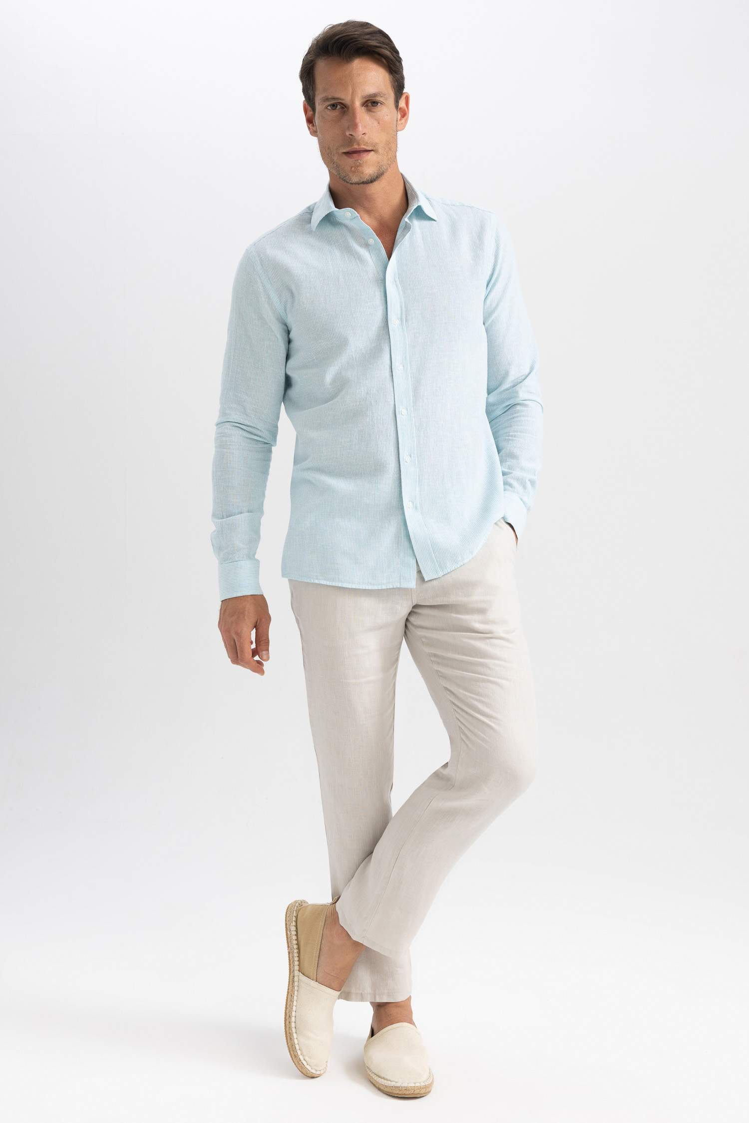 заманауи пішім Ұзын жеңді көйлек