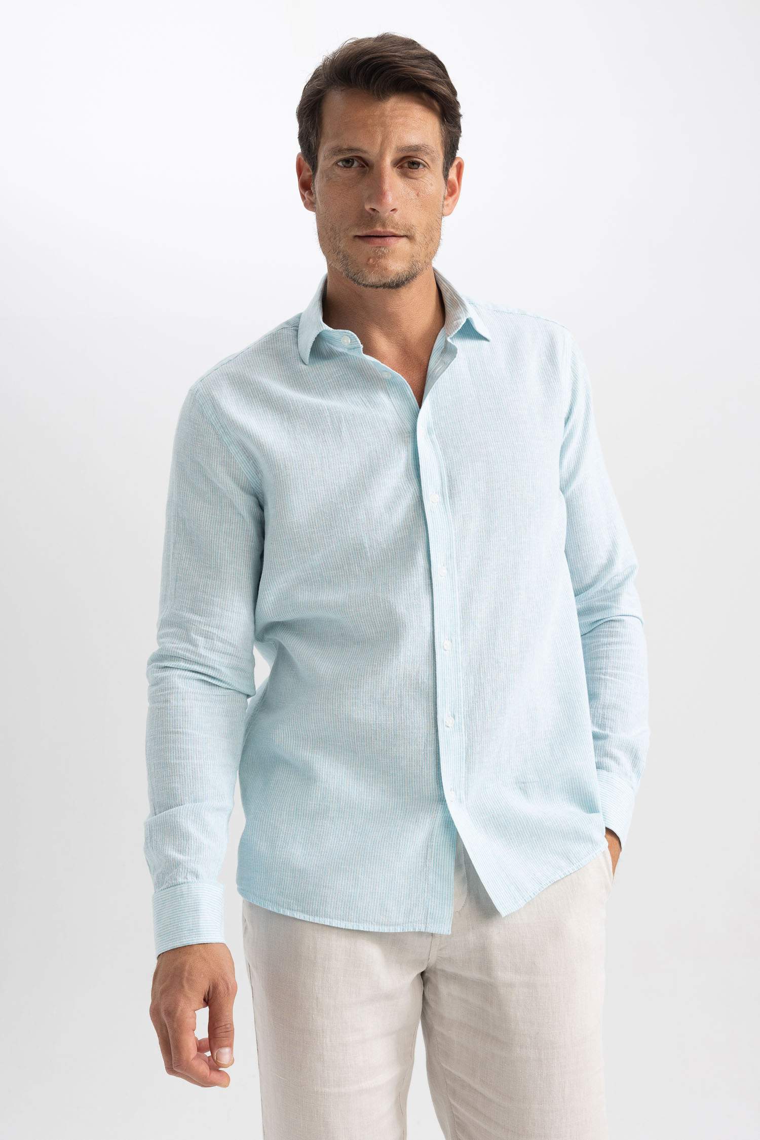 заманауи пішім Ұзын жеңді көйлек