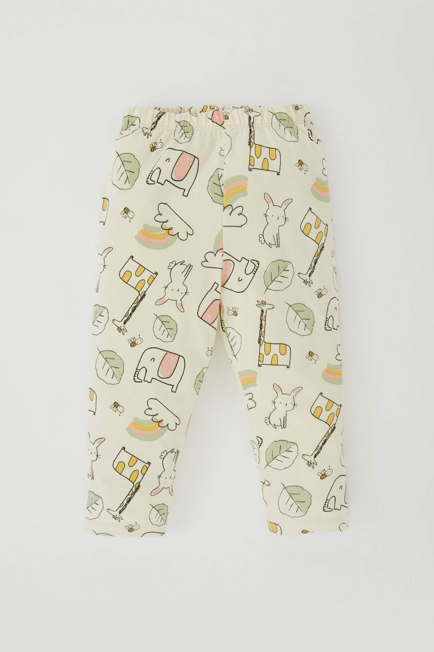 Пижама из 2-х вещей с принтом для малышей девочек