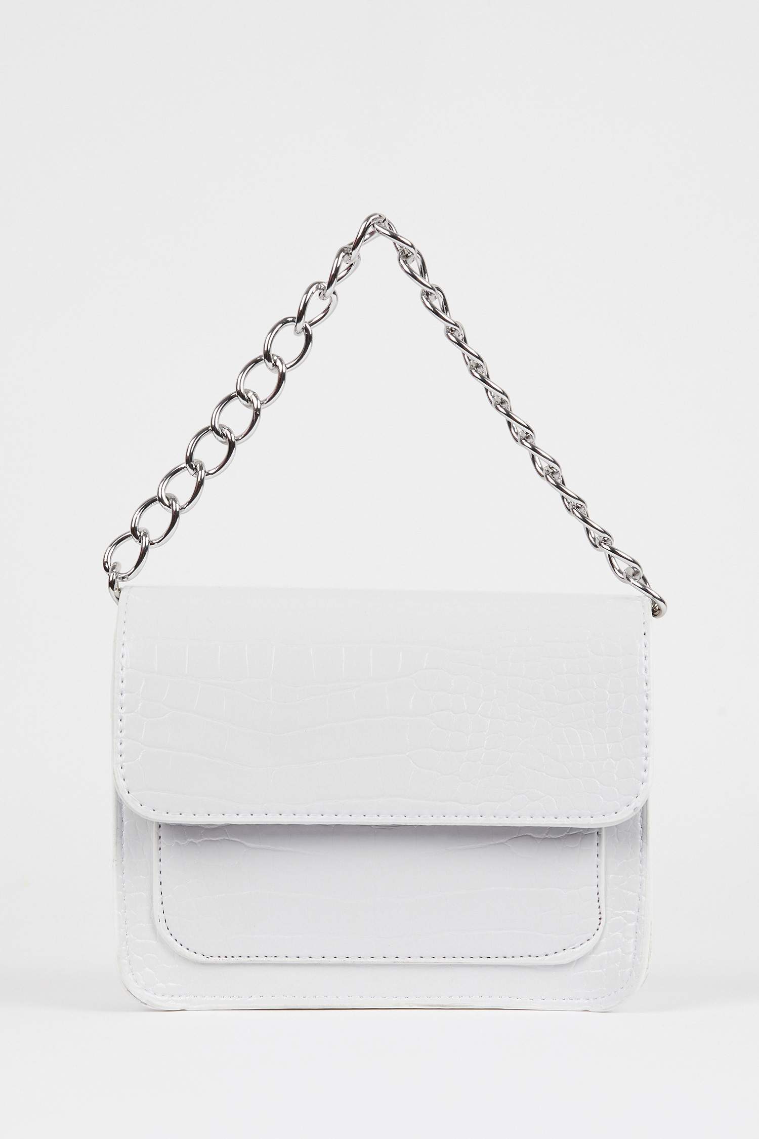 White WOMEN Faux Leather Crossbody Bag 2834326 DeFacto