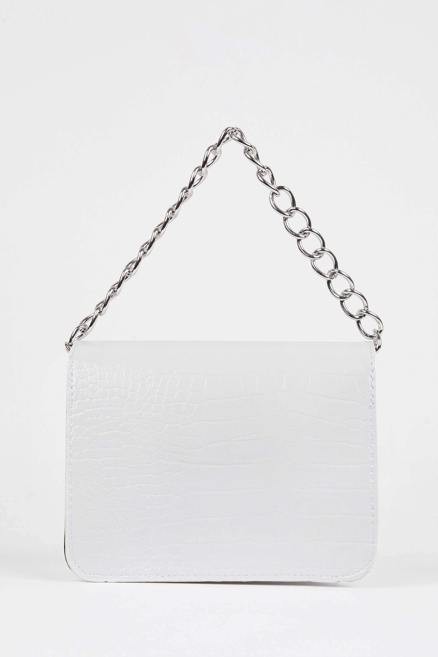 White WOMEN Faux Leather Crossbody Bag 2834326 DeFacto