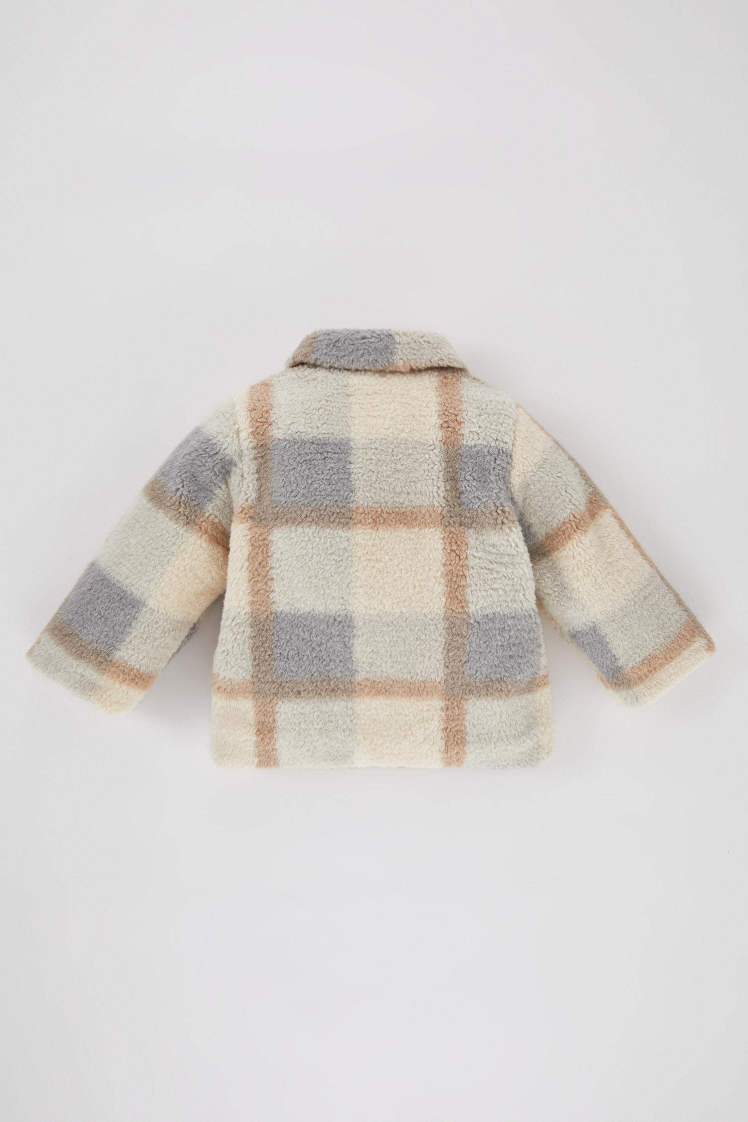 سترة ناعم بشكل جيد قصة عادية بياقة قميص