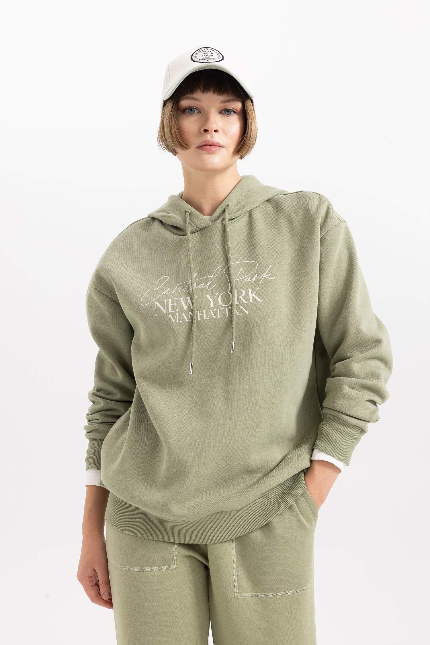 релакс пішімі слоган бас киімді Свитер