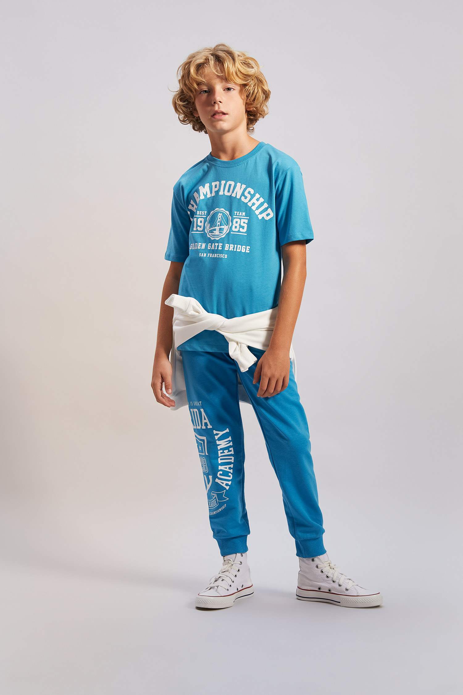 Boy Crew Neck Printed Short Sleeve T-Shirt