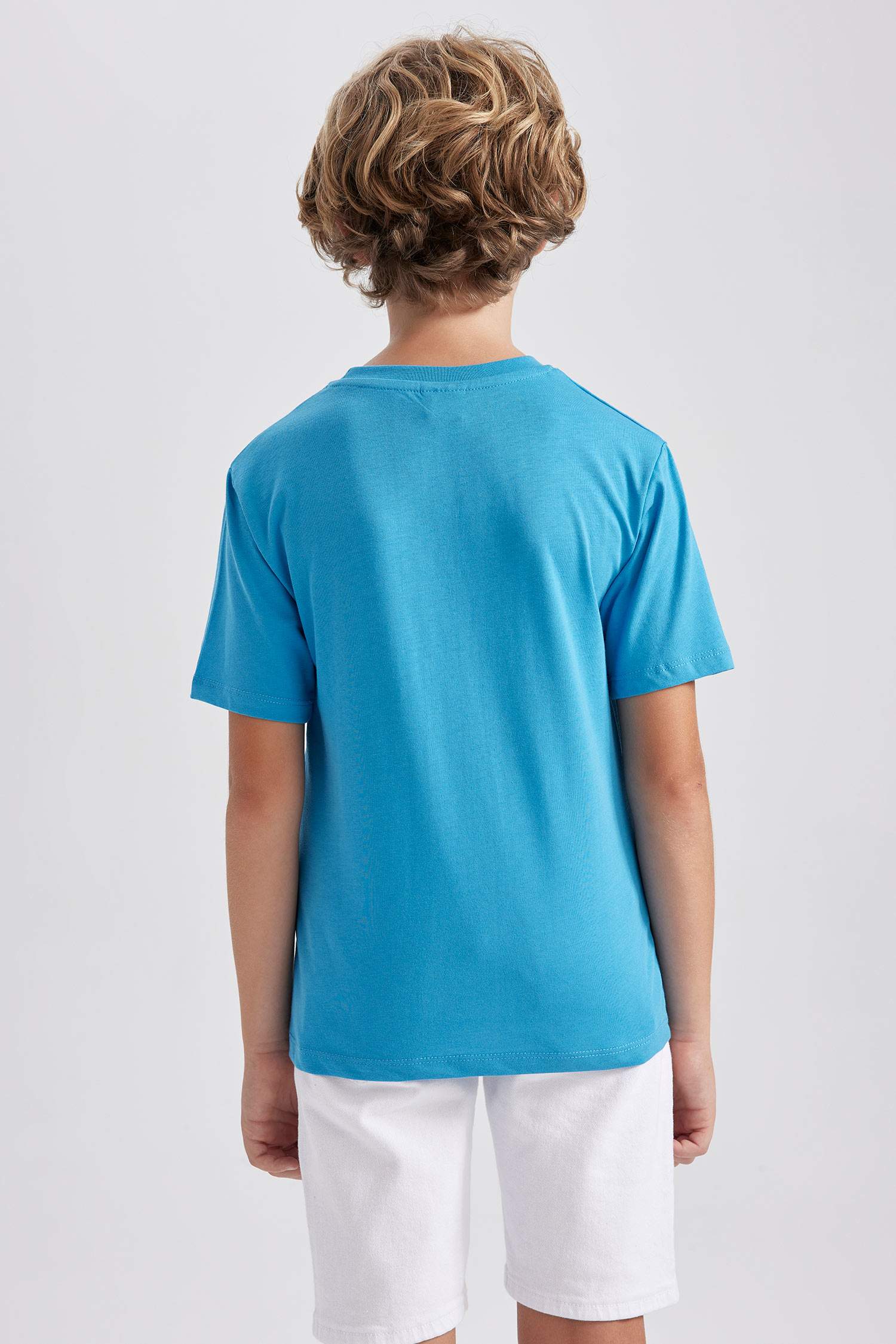 Boy Crew Neck Printed Short Sleeve T-Shirt