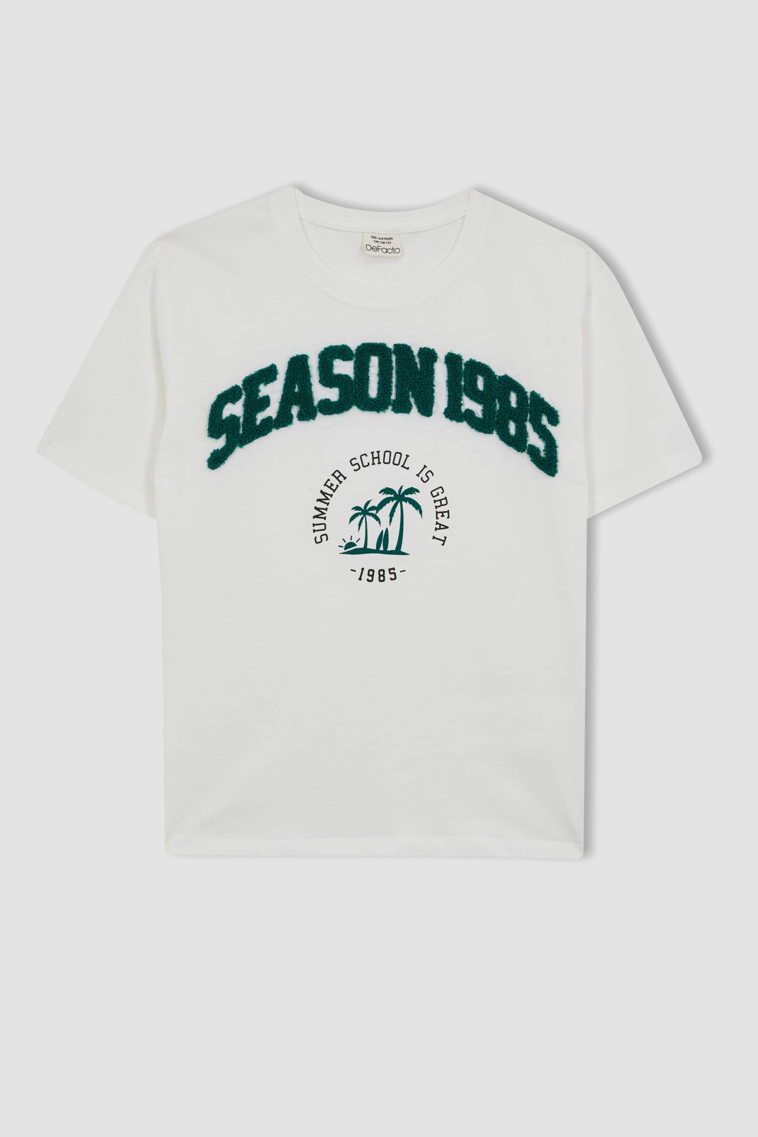 تيشيرت ولادي نص ردن مطبوع قصة عادية