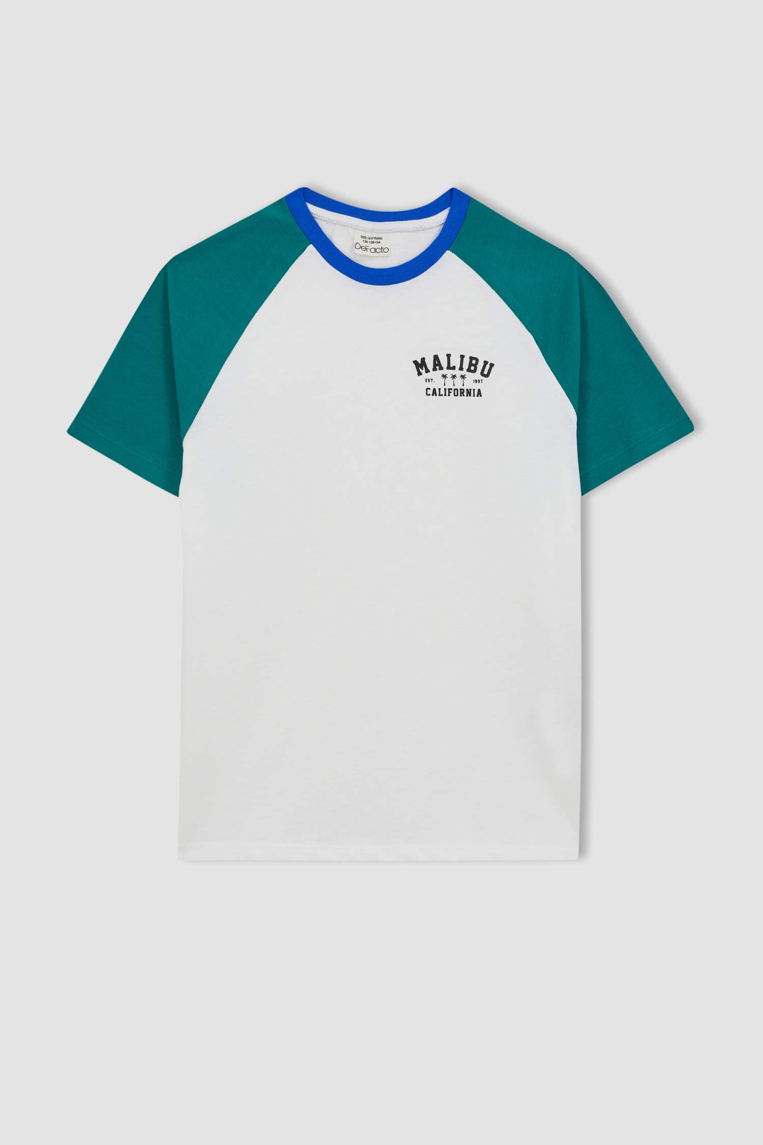 Футболка с принтом с круглым вырезом для мальчиков, Школьная коллекция