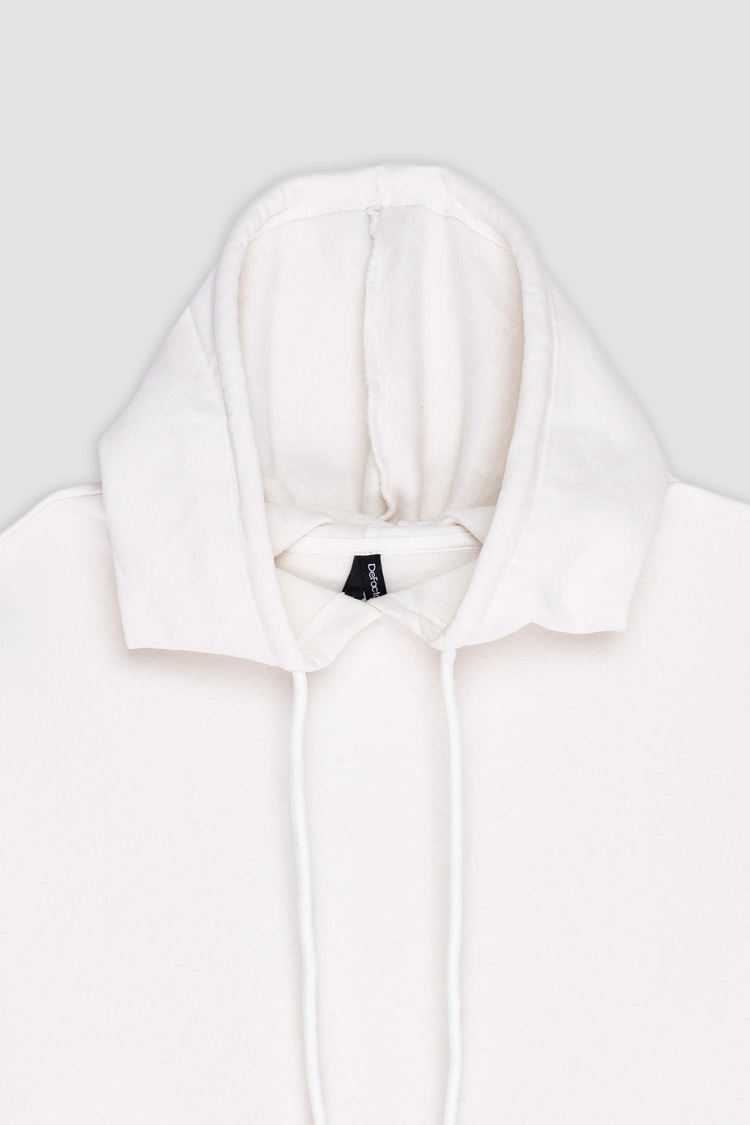 Relax Fit Hooded Thick Fabric Sweatshirt