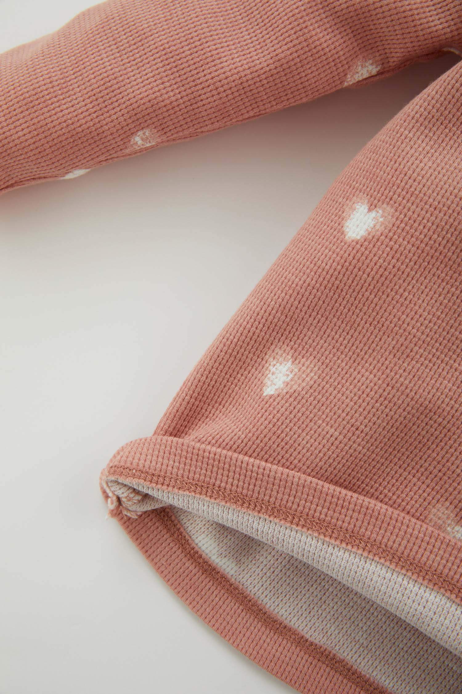 Сәби Қыз жүрек 2 Трикотаж пижамалар