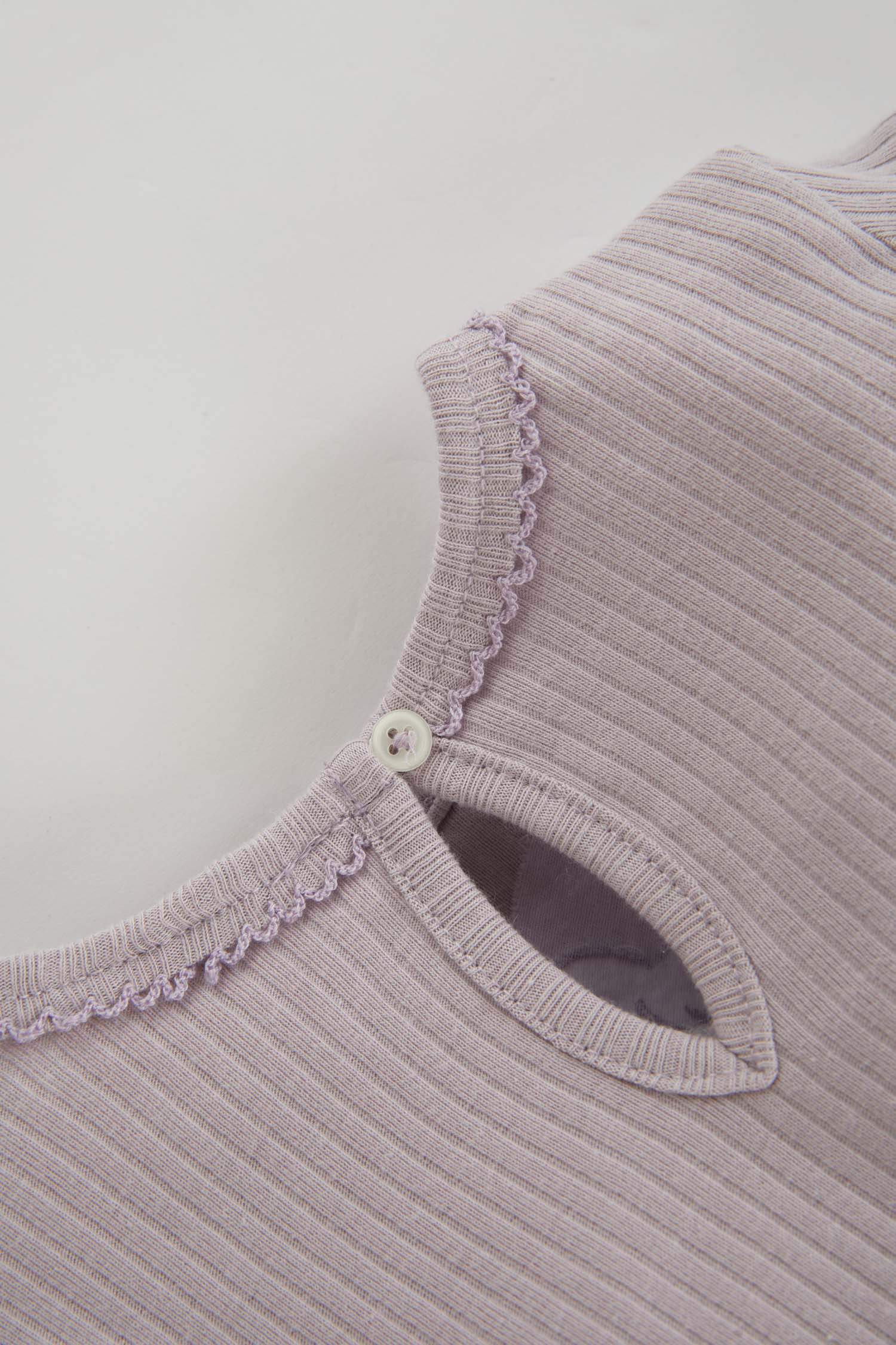 Сәби Қыз кеудедегі кесте 2 Трикотаж пижамалар