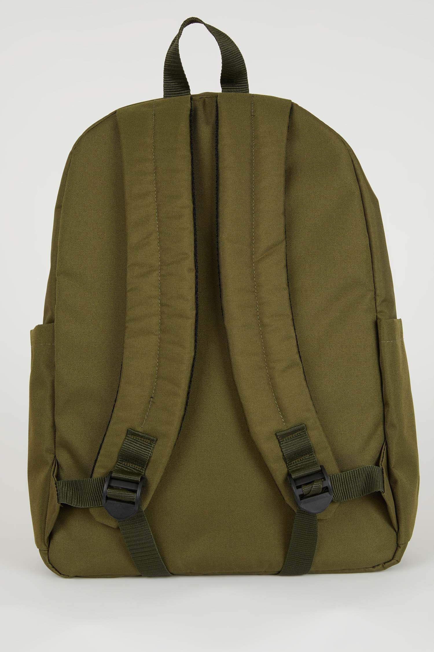 Unisex Su Geçirmez Kumaş Okul Sırt Çantası