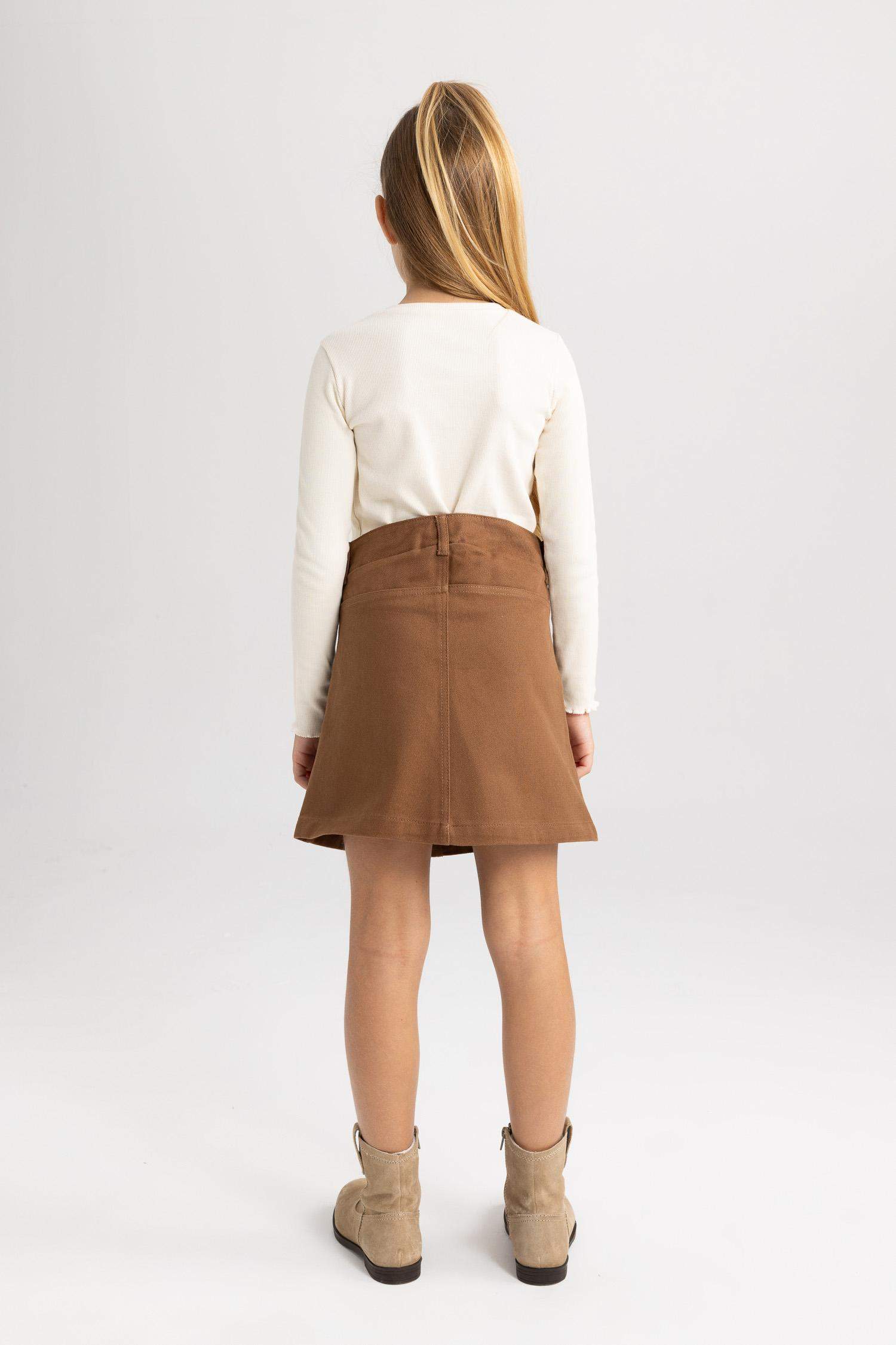 Юбка из габардина для девочек