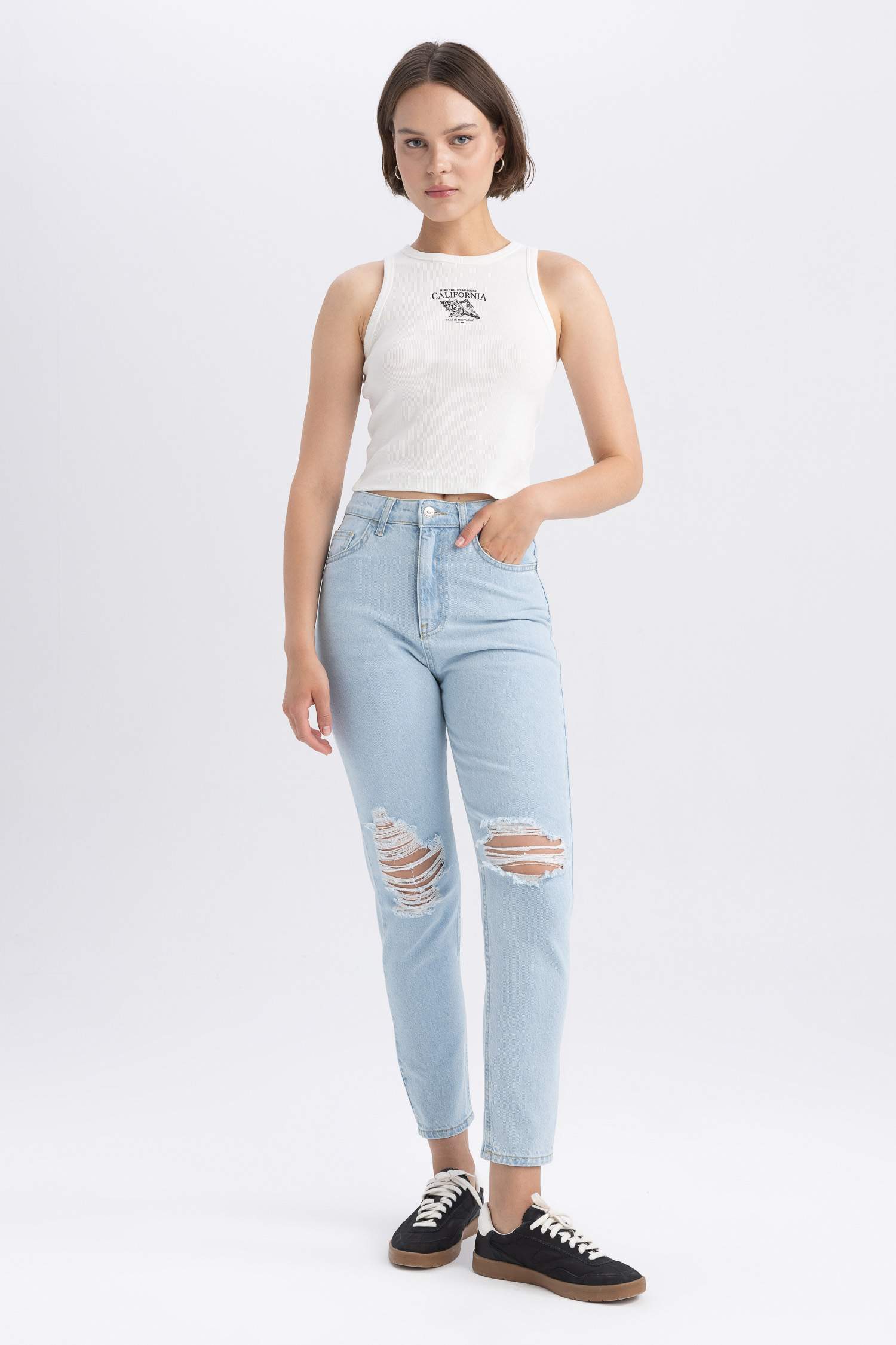 Lina Comfort Fit High Waist Skinny Leg Jeans