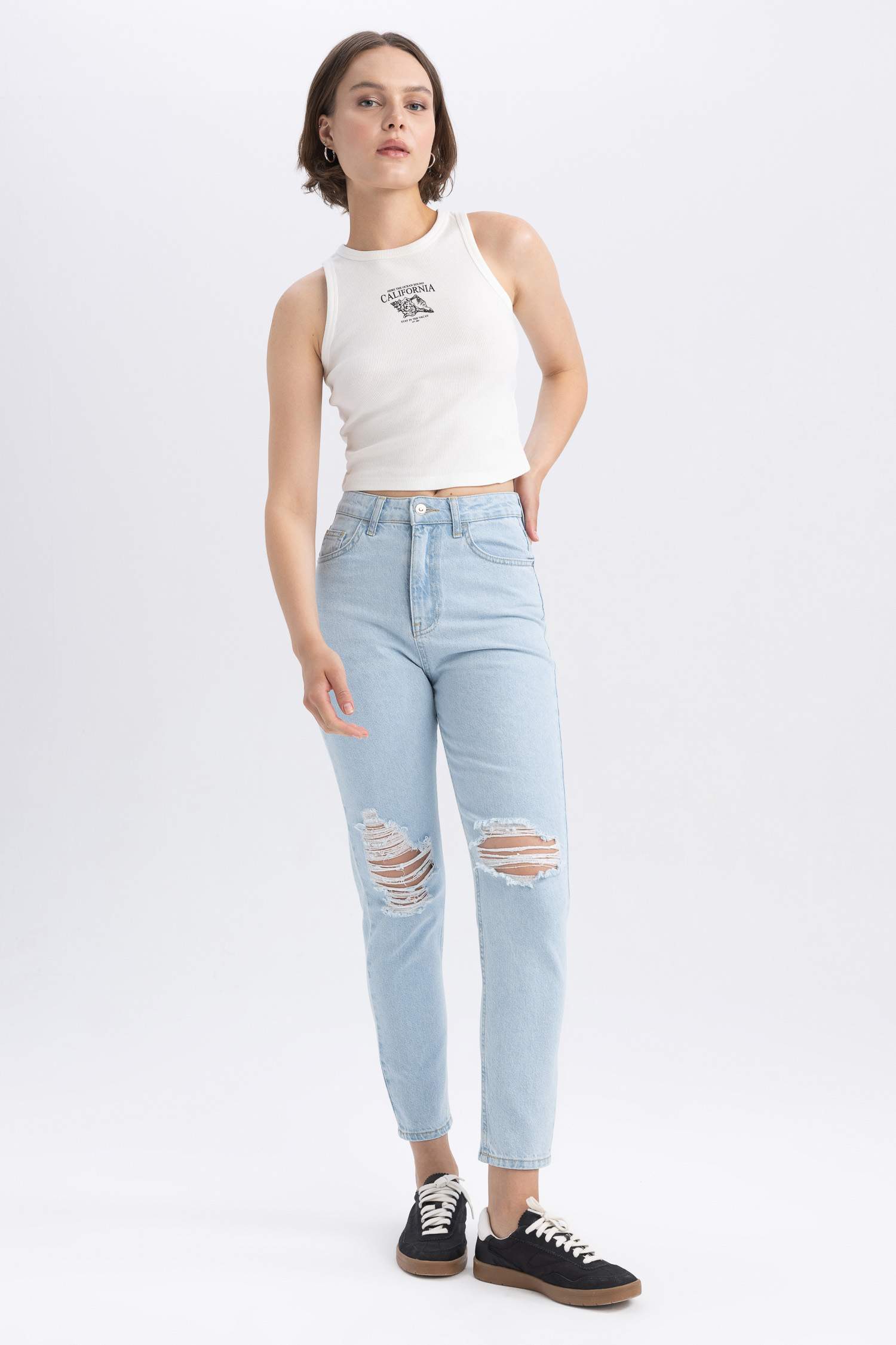 Lina Comfort Fit High Waist Skinny Leg Jeans
