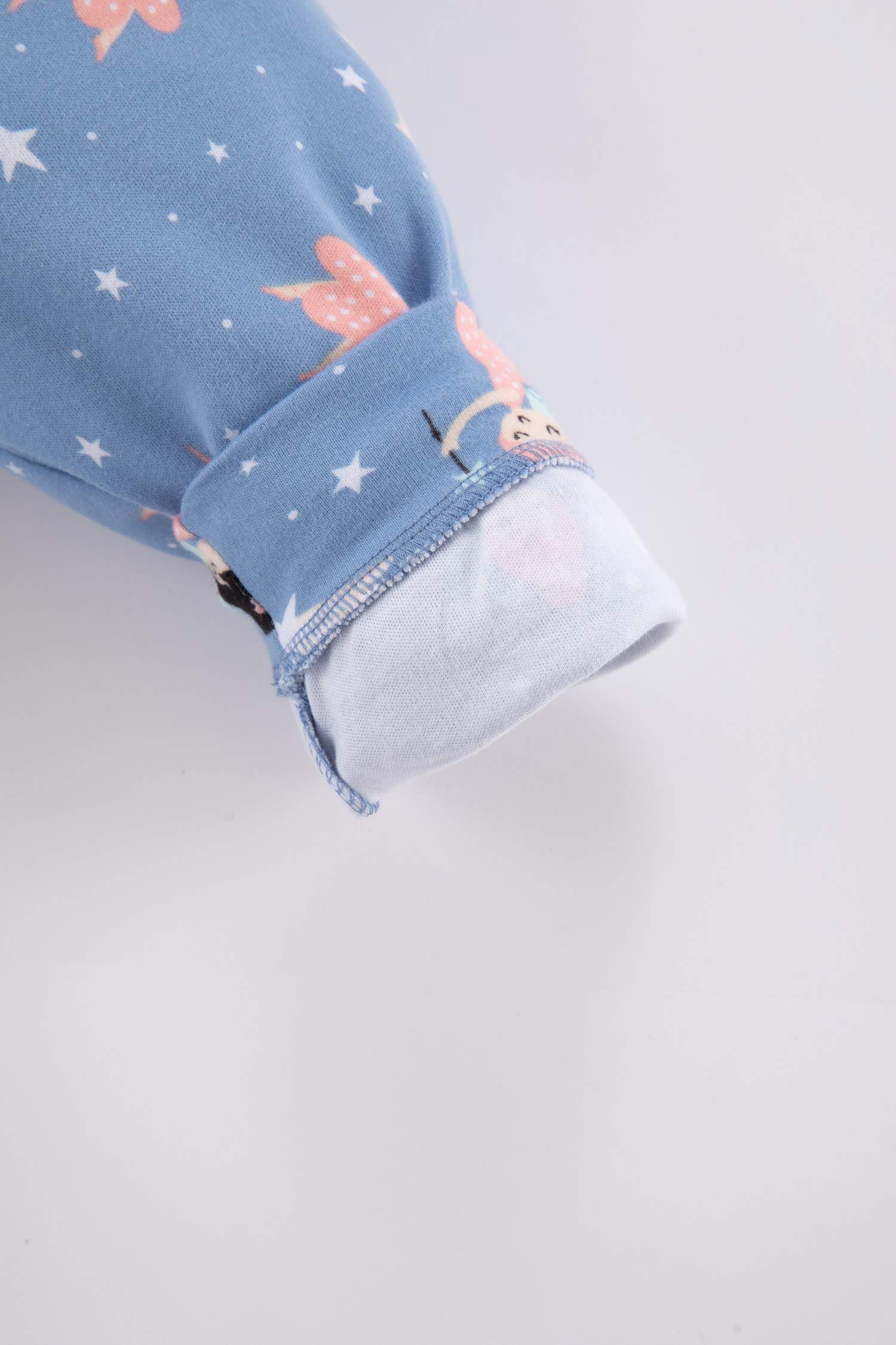 Пижама вязанная 2 шт. стандартного кроя девочка с длинным рукавом для малышей девочек