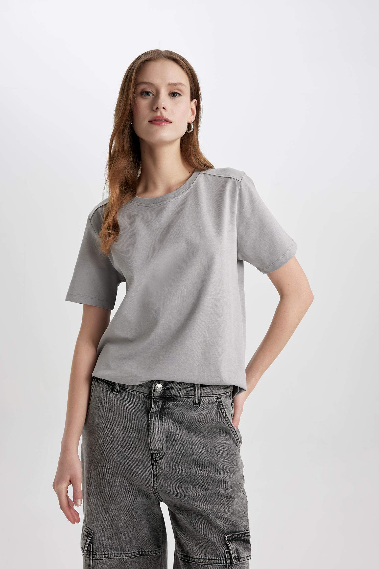 Regular Fit Crew Neck Premium Short Sleeve T-Shirt