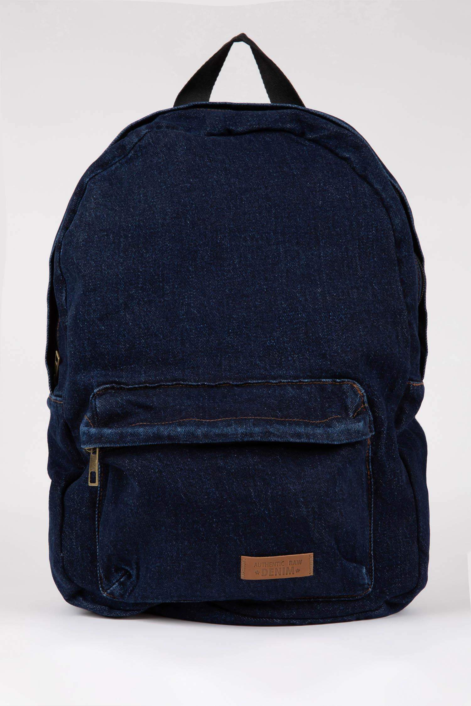 Unisex Jean School Backpack