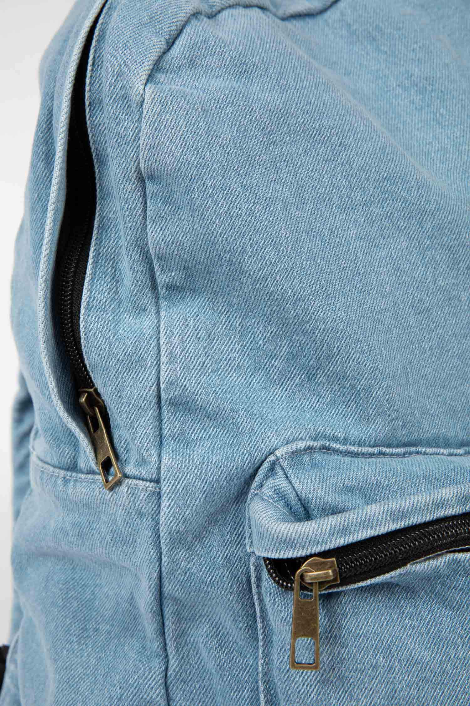 Unisex Jean School Backpack