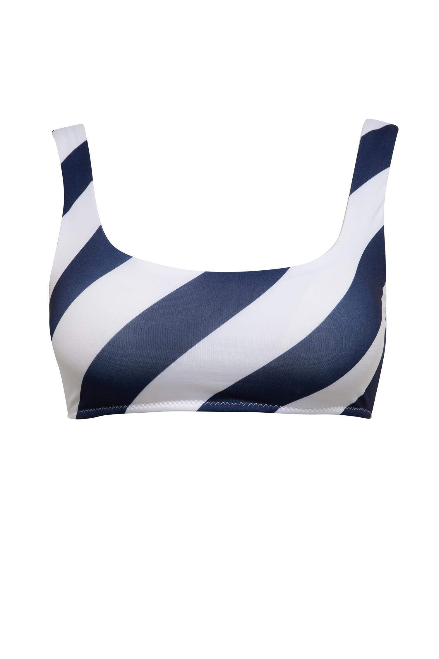 بكيني توب مخطط قصة عادية من Fall in Love