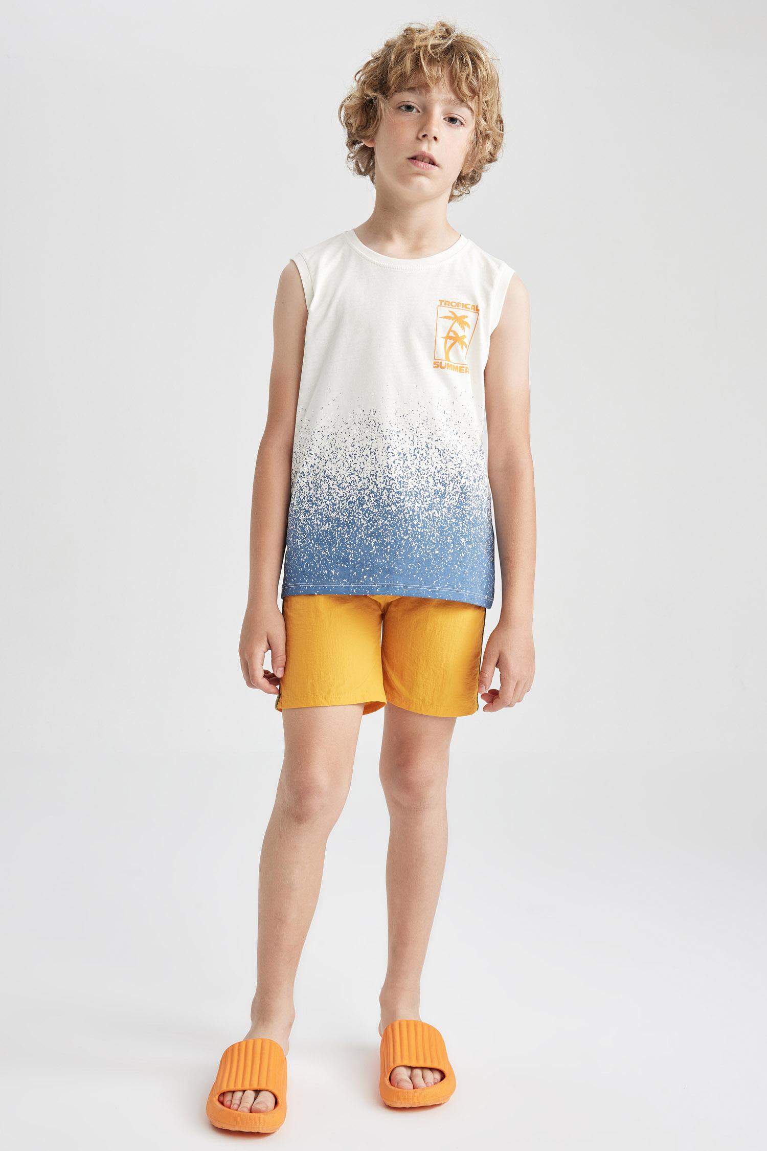 Débardeur Coupe Régulière Col Ras Du Cou pour Garçon