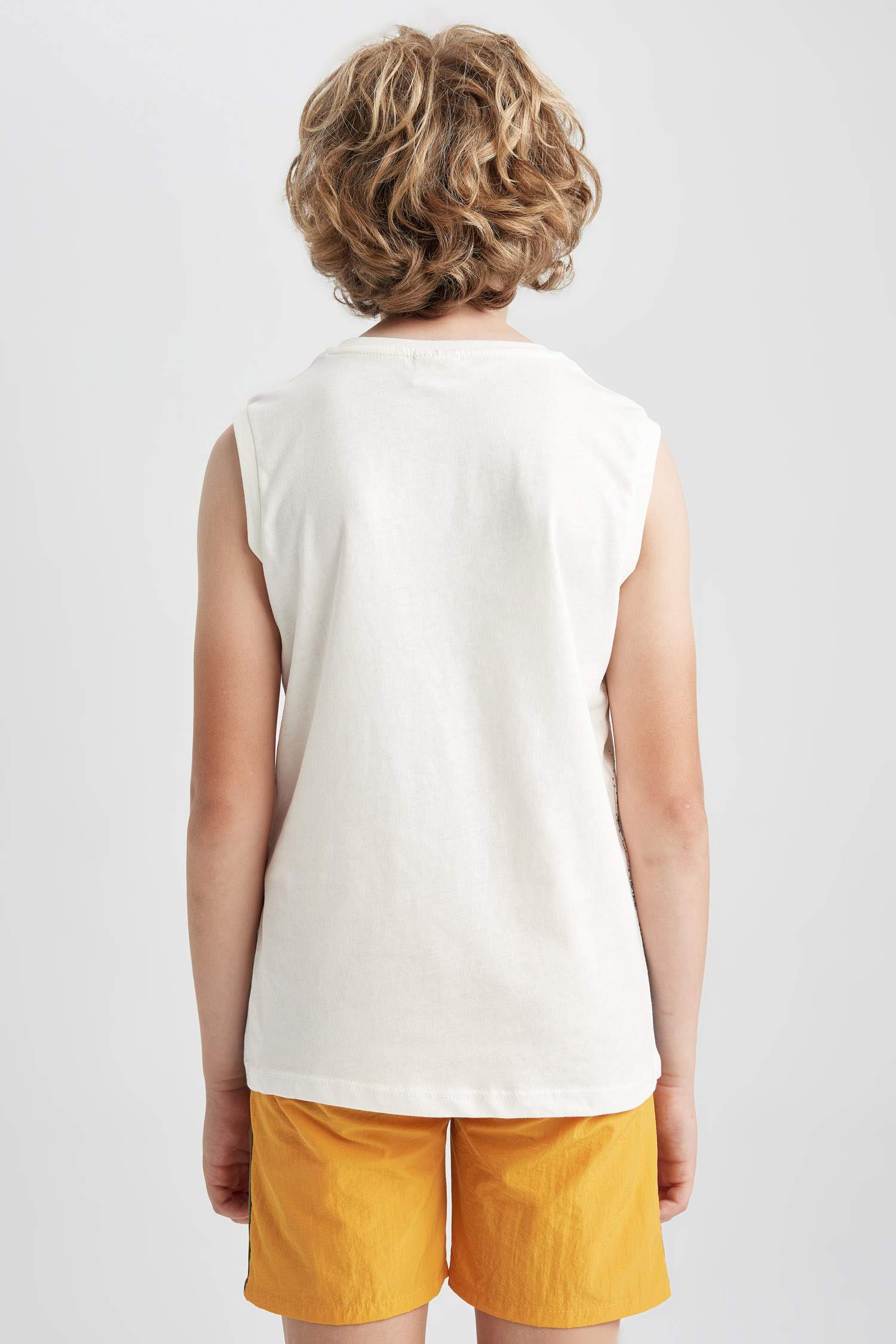 Débardeur Coupe Régulière Col Ras Du Cou pour Garçon