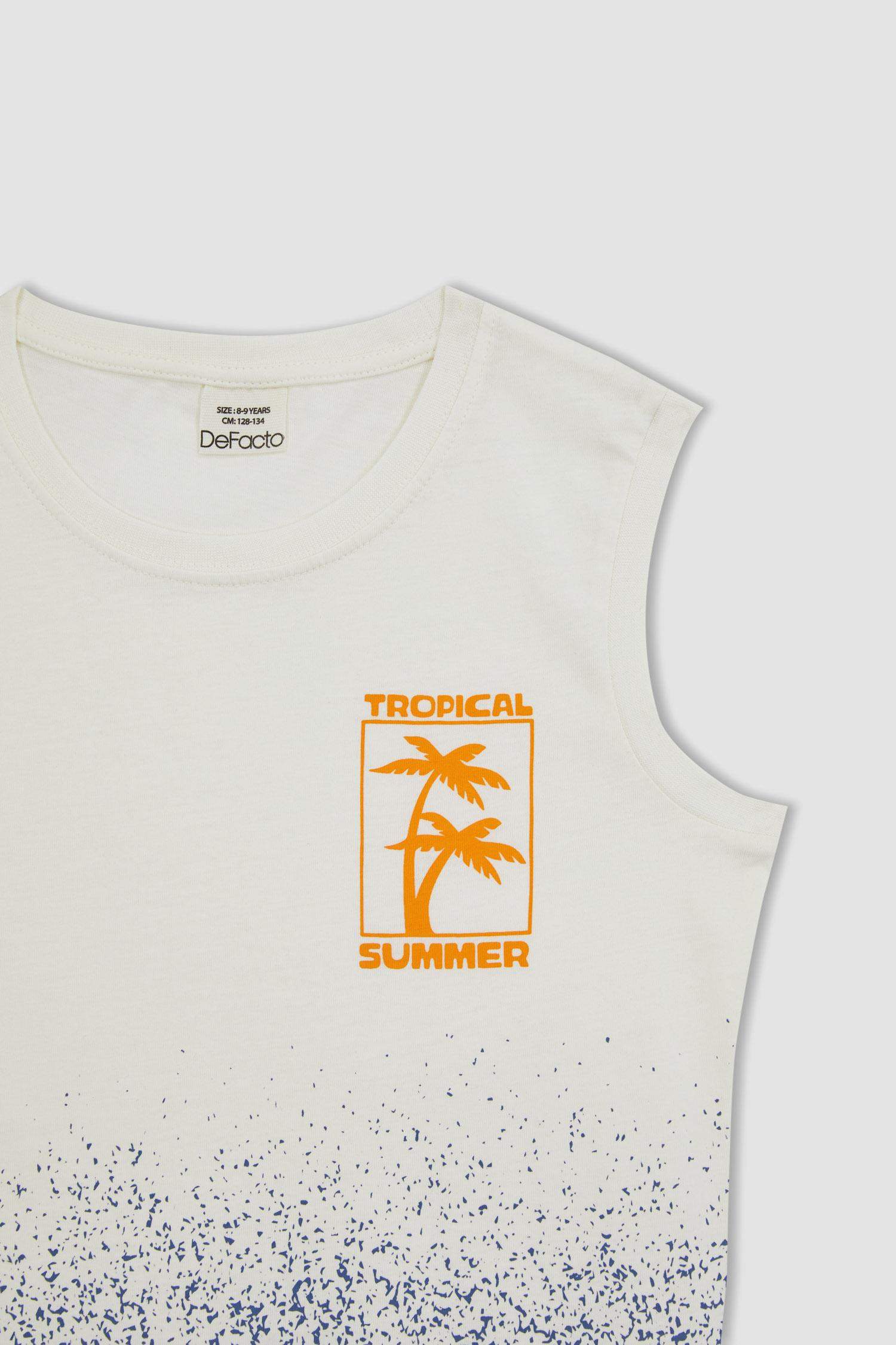 Débardeur Coupe Régulière Col Ras Du Cou pour Garçon