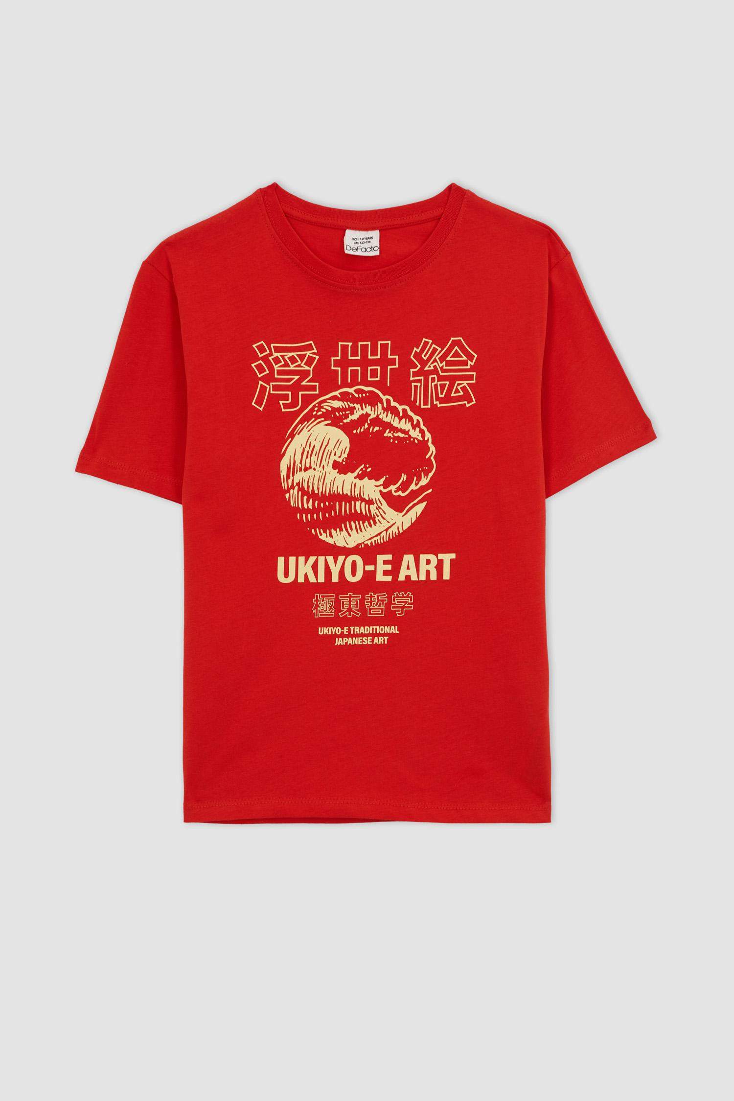 T-shirt à manches courtes Imprimé Col rond Garçon