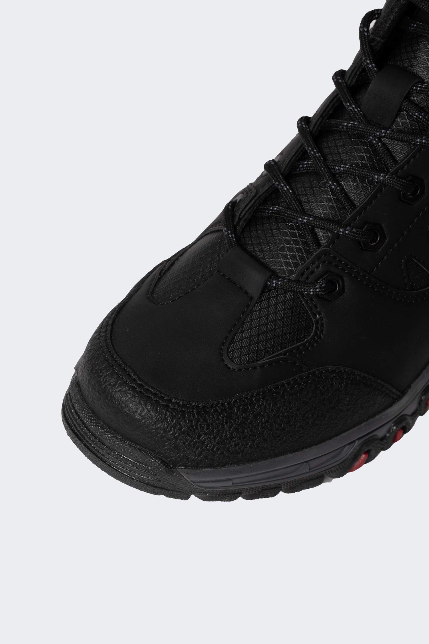 Faux Leather Thick Sole Boots