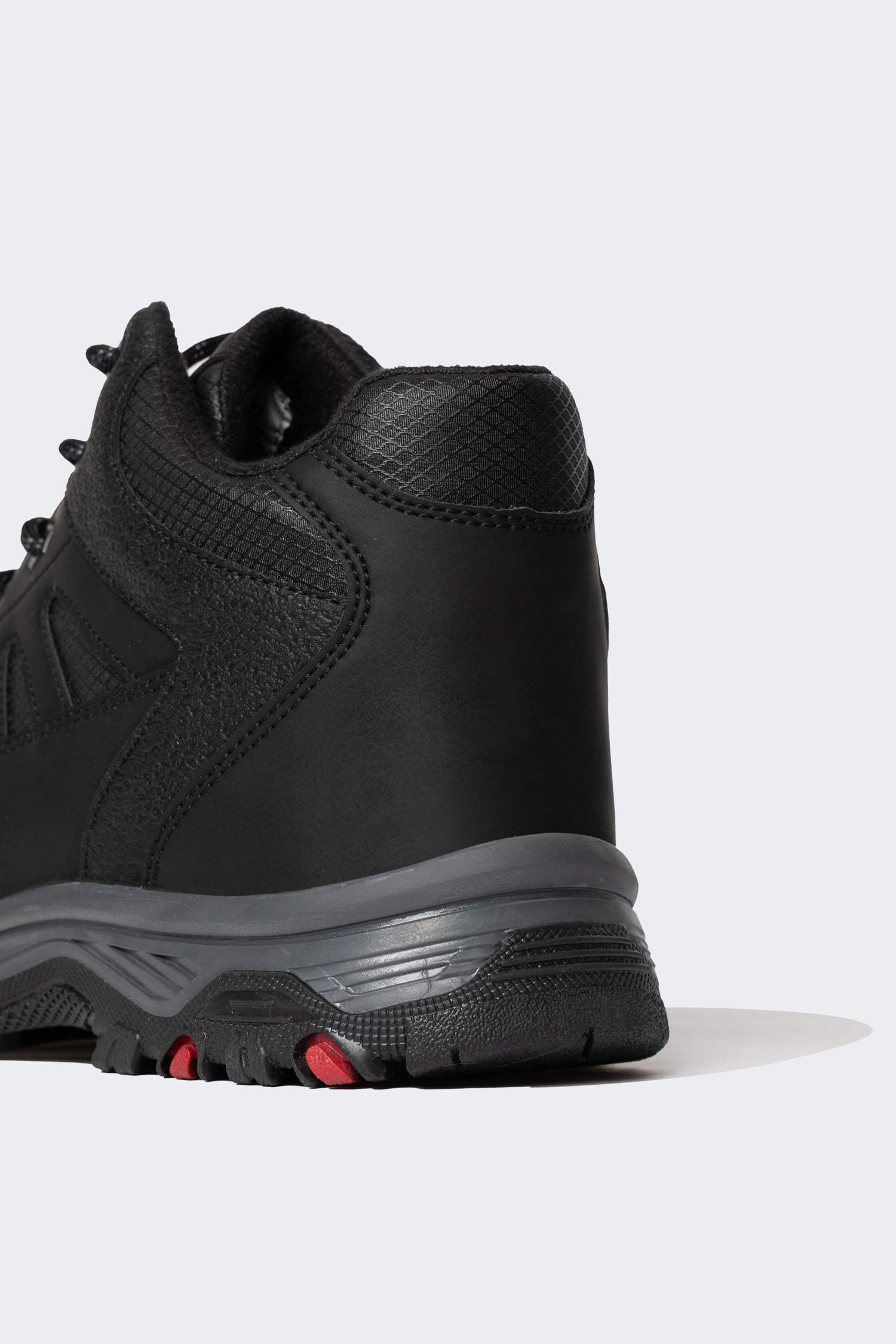 Faux Leather Thick Sole Boots