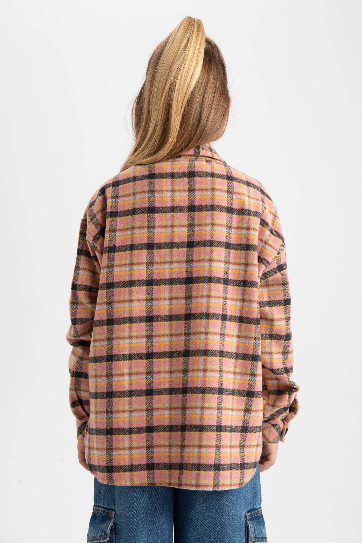 Рубашка с длинным рукавом для девочек