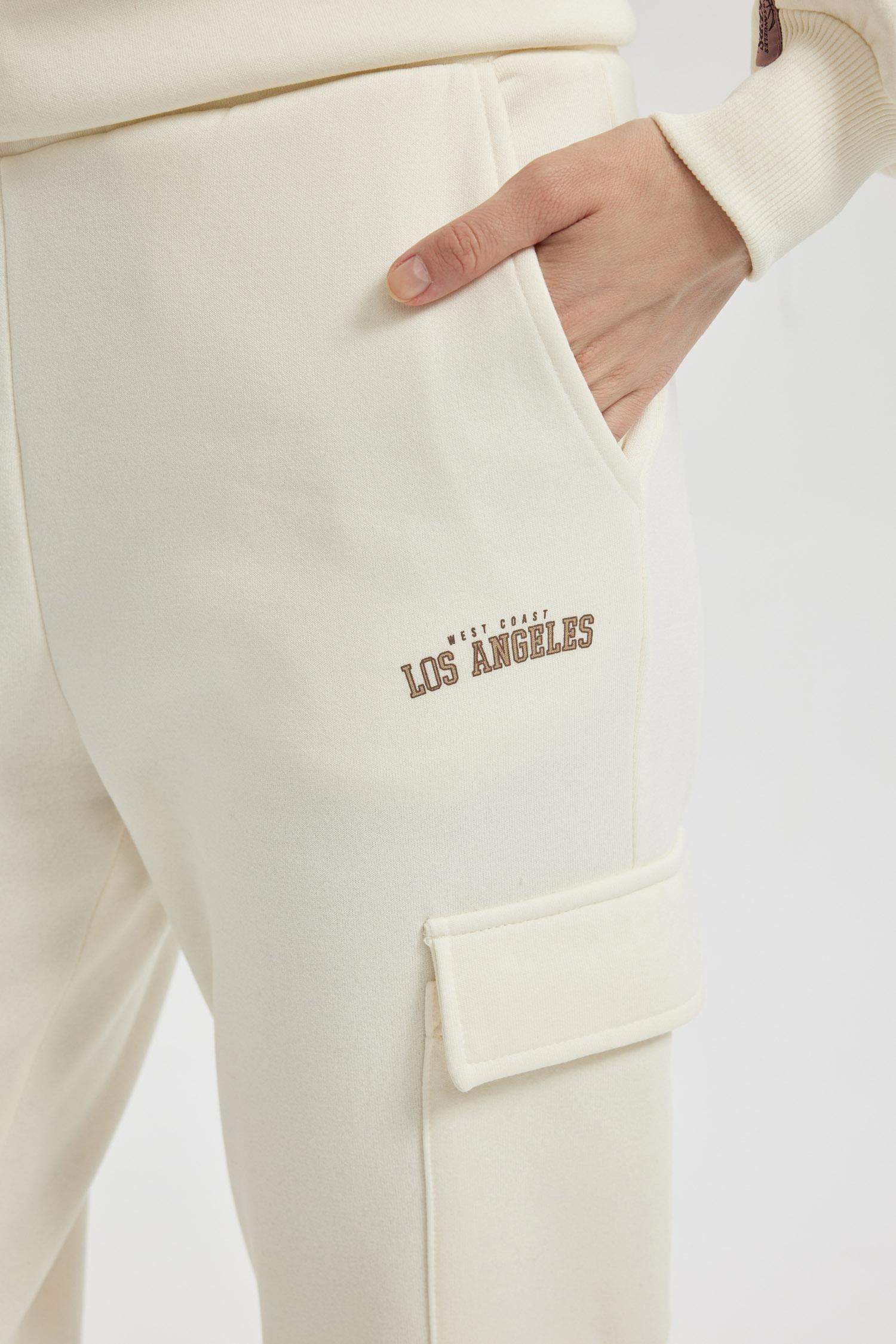 Standard Fit Wide Leg Long Sweatpants