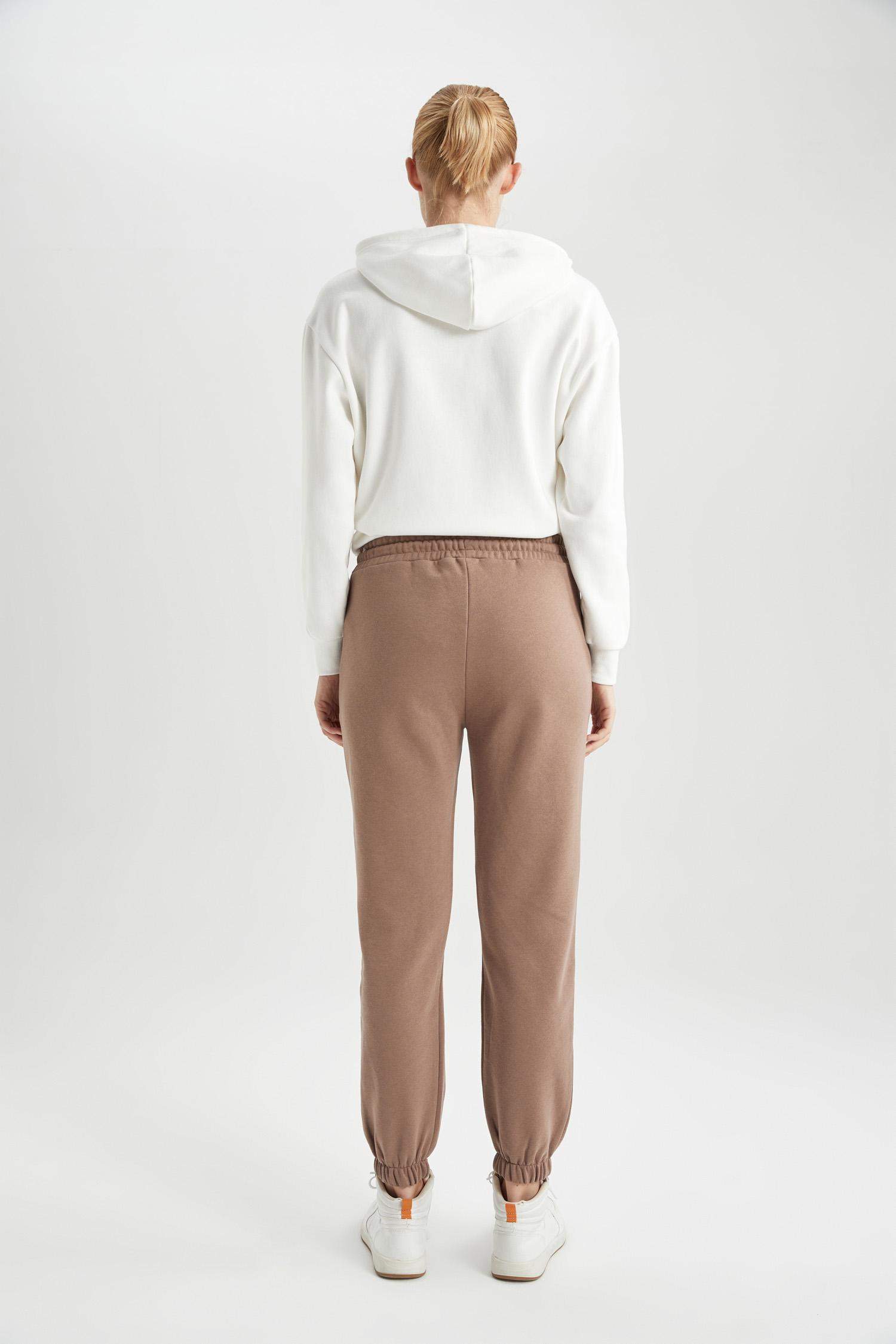 Standard Fit Pocketed Long Sweatpants