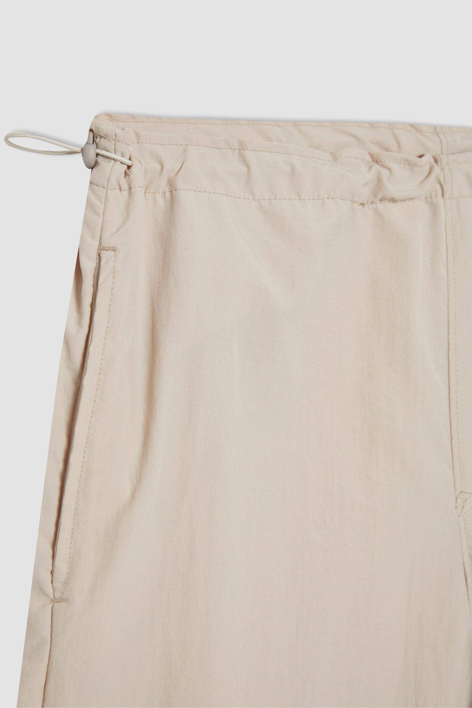 Standart Fit Sporcu Uzun Boy Pantolon Cepli Esnek Bantlı Paça