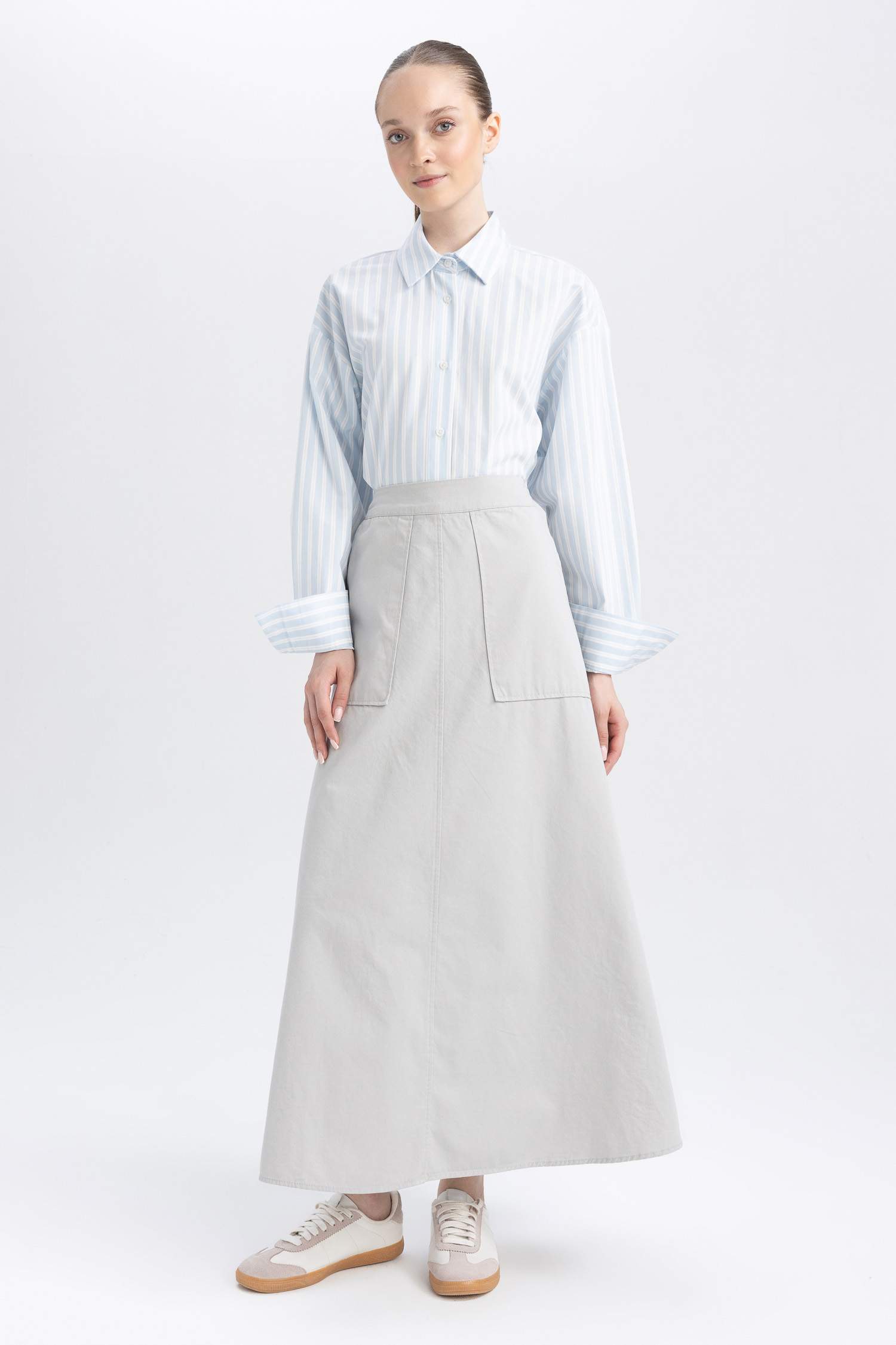 تنورة ماكسي جبردين قصة A