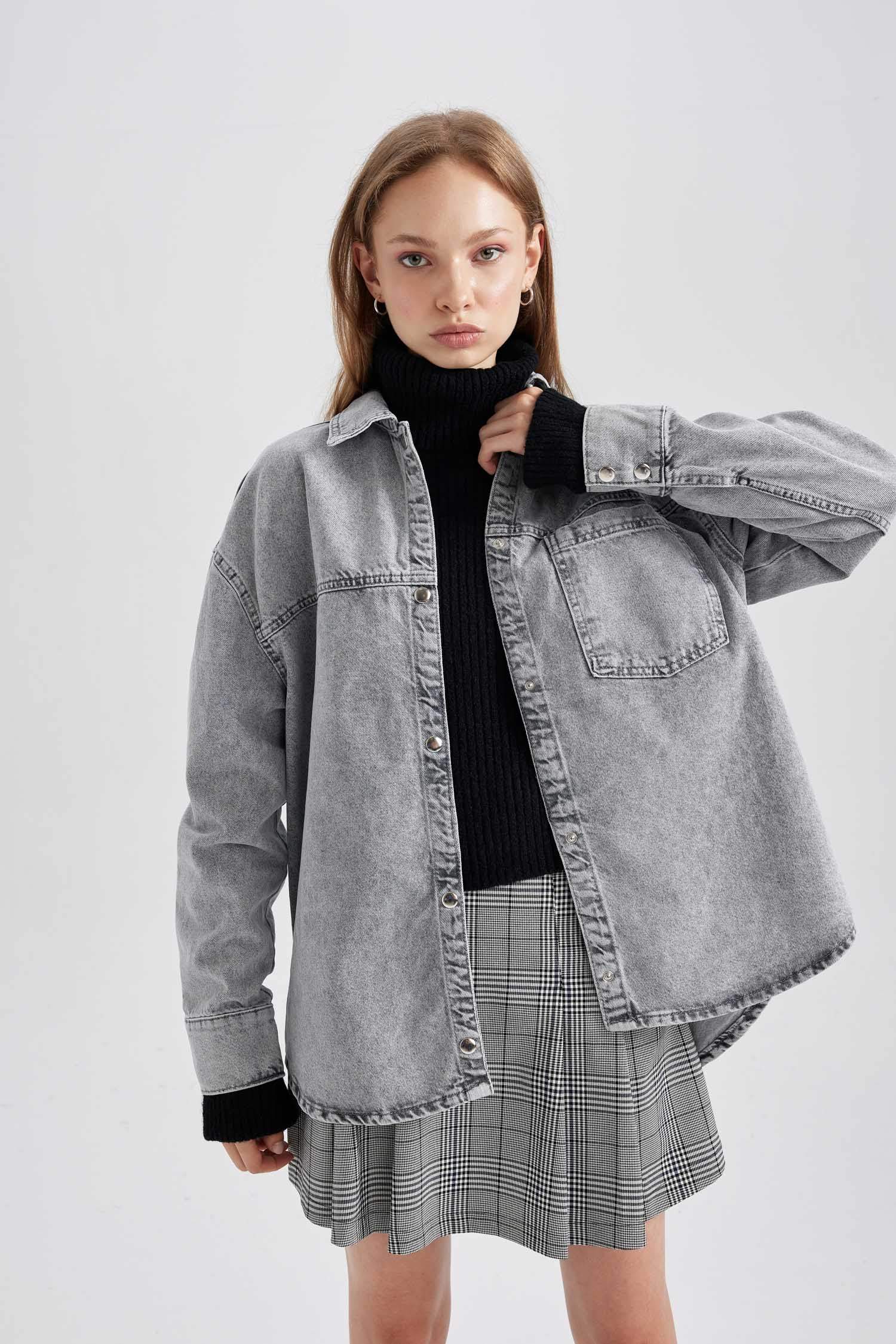 Куртка джинсовая ткань для женщин