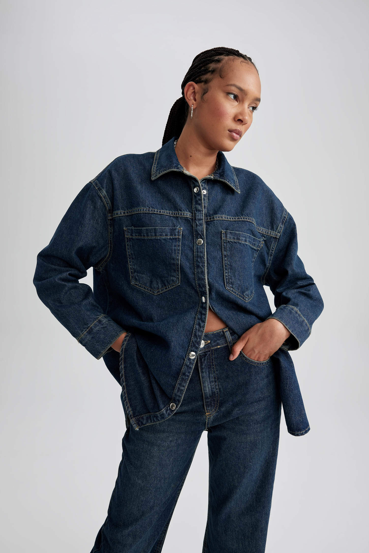 Blue WOMEN Sustainable Agriculture Jacket 2896988 | DeFacto