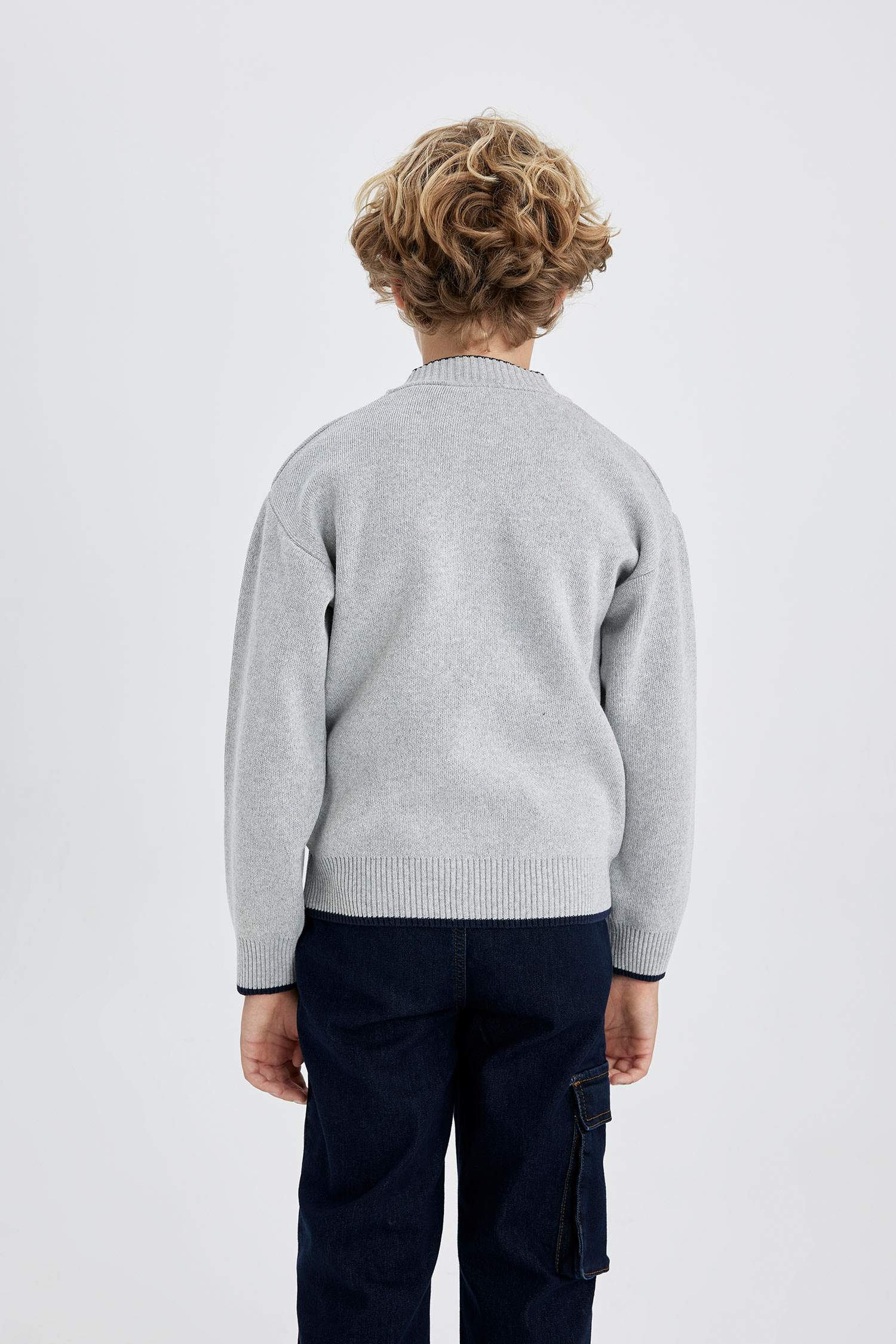 Ұлдарға бомбер трикотаж Кардиган