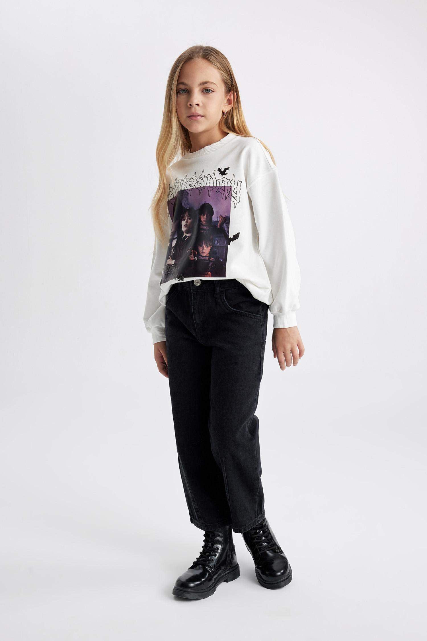 Girl Slouchy Oval Leg Trousers