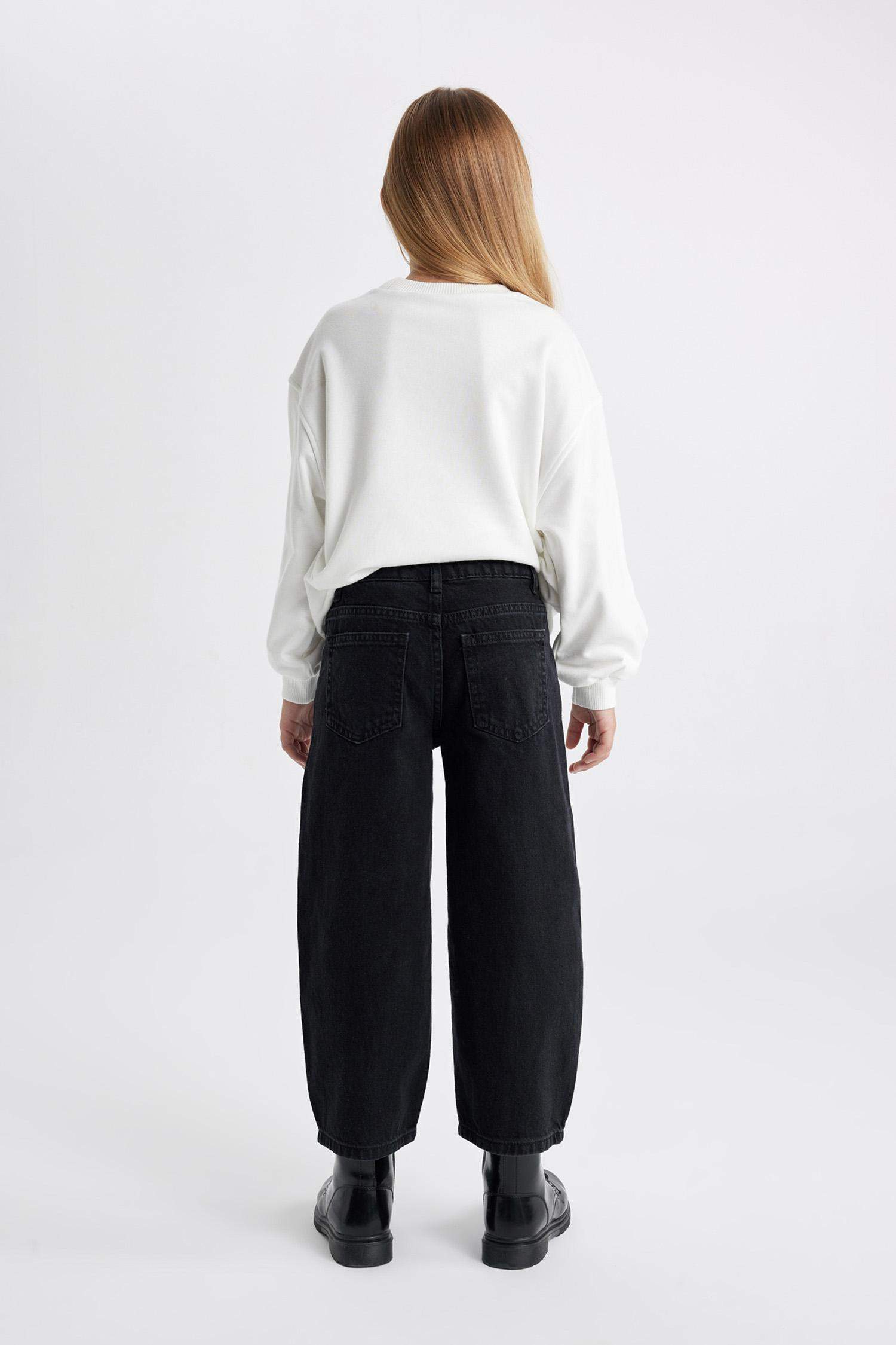 Girl Slouchy Oval Leg Trousers