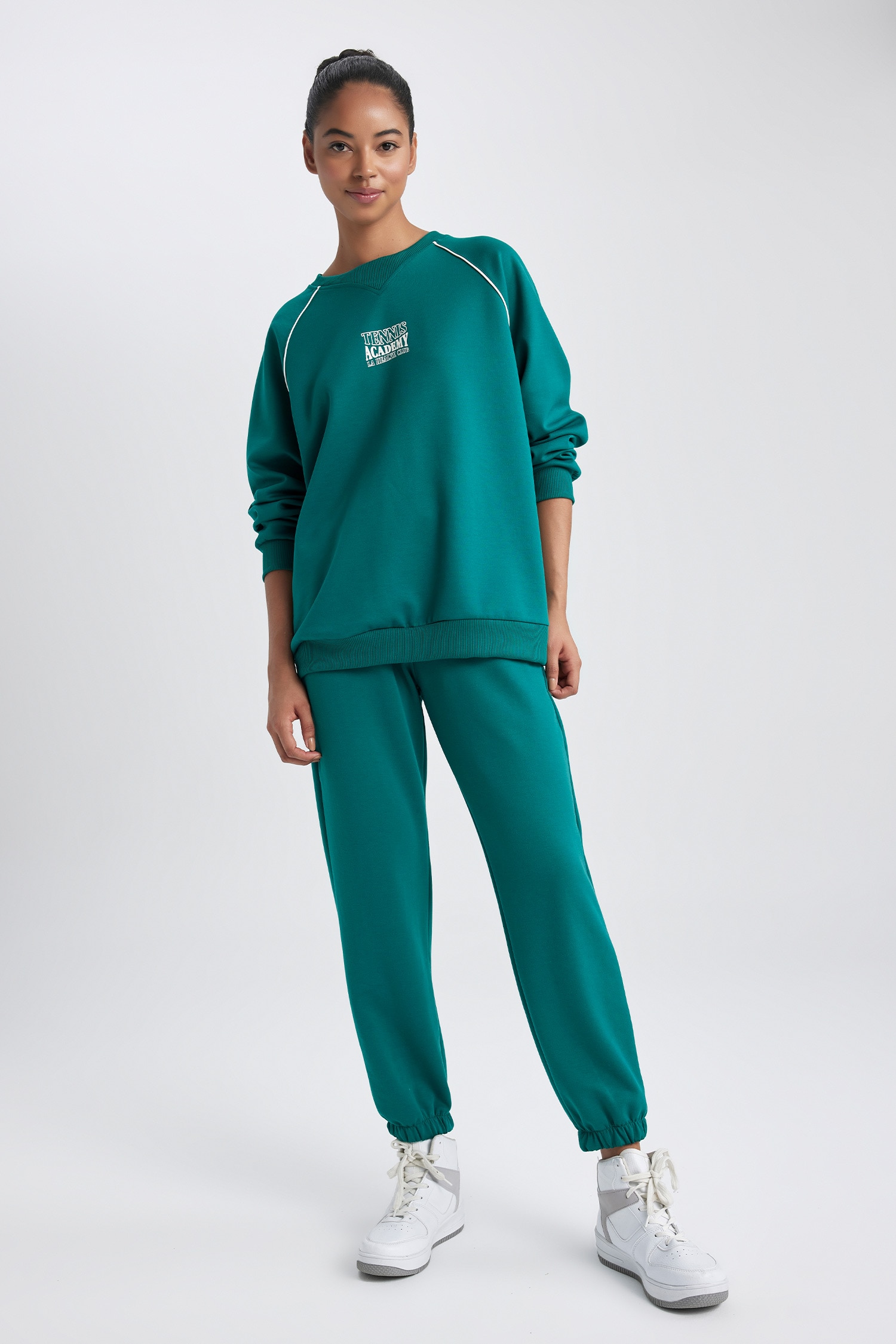Sweat-shirt Manches Longues Mise Au Green Bleu - Taille L Homme - Occasion Très Bon état