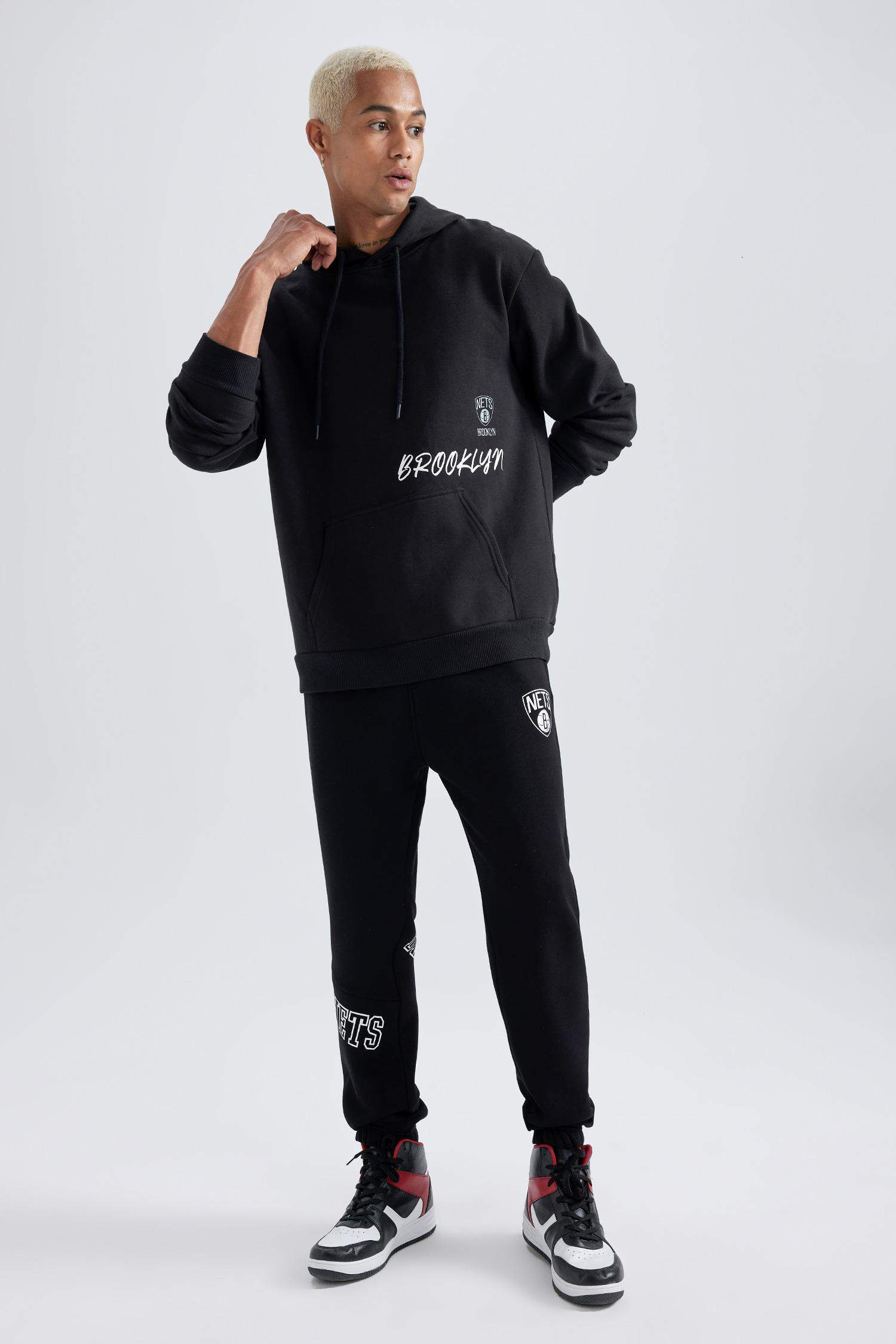 Sweat à Capuche Coupe Standard Avec Poche Manche Longue De DefactoFit NBA