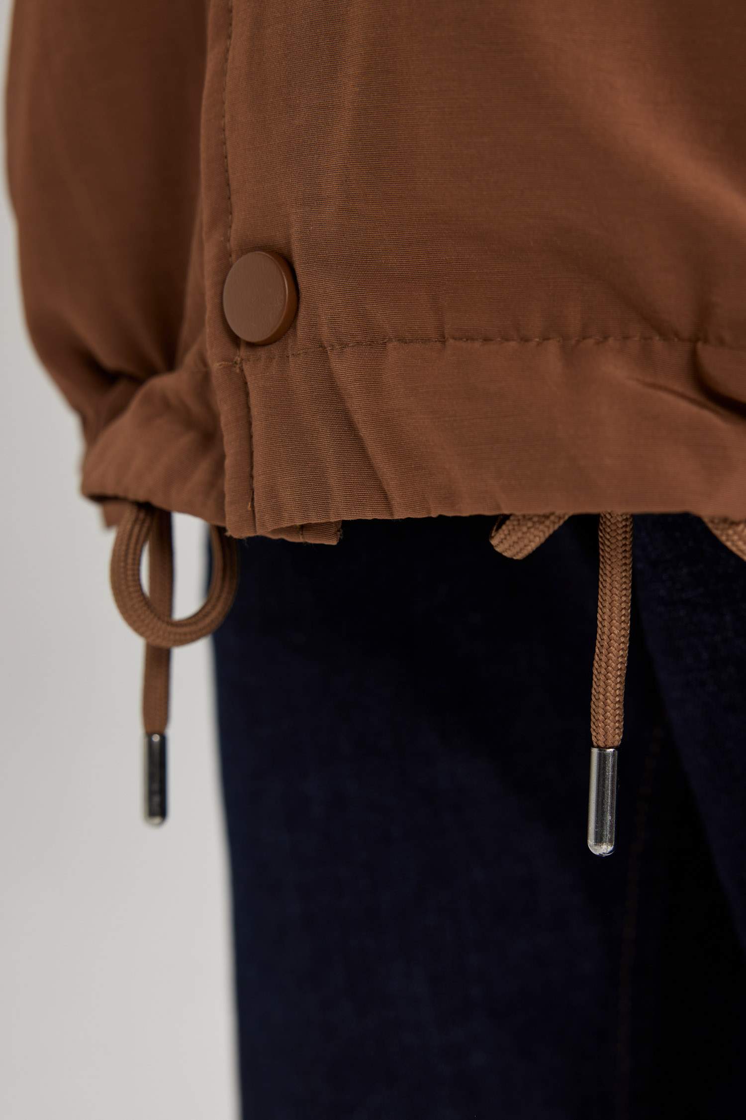 Relax Fit Polo Collar Jacket