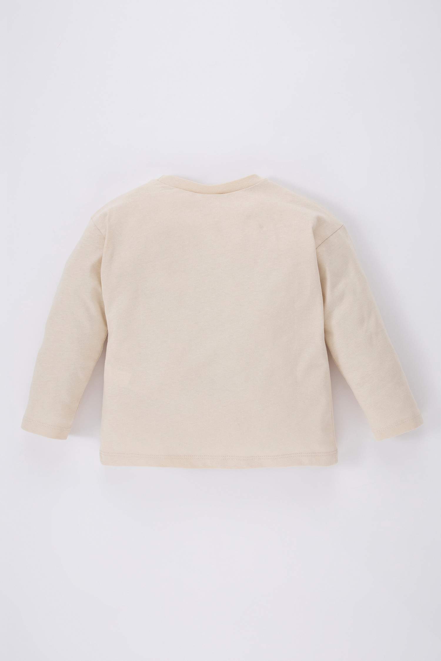 Baby Boy Crew Neck Tiger Cotton Long Sleeve T-Shirt