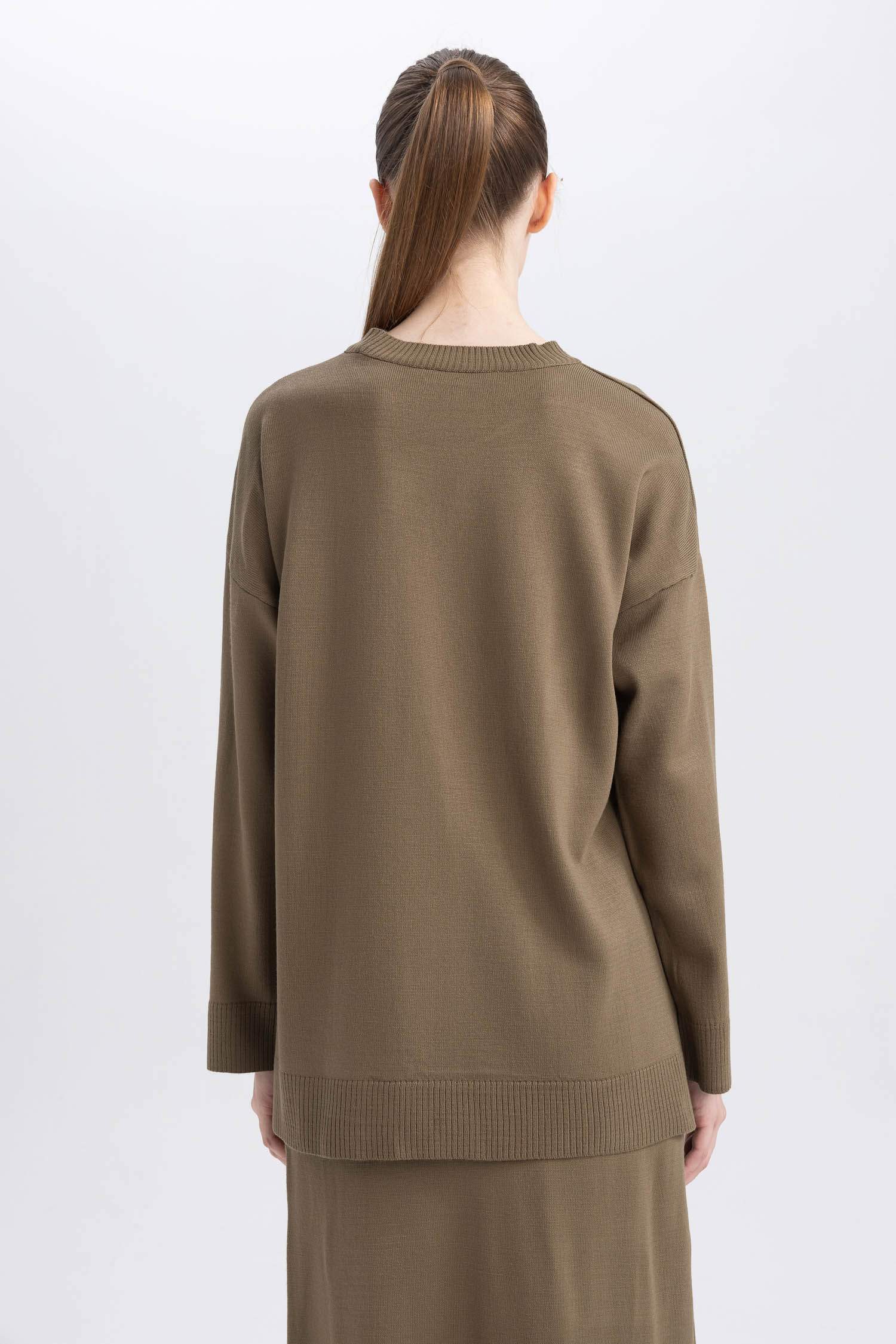 Tunique Coupe Régulière Col Rond