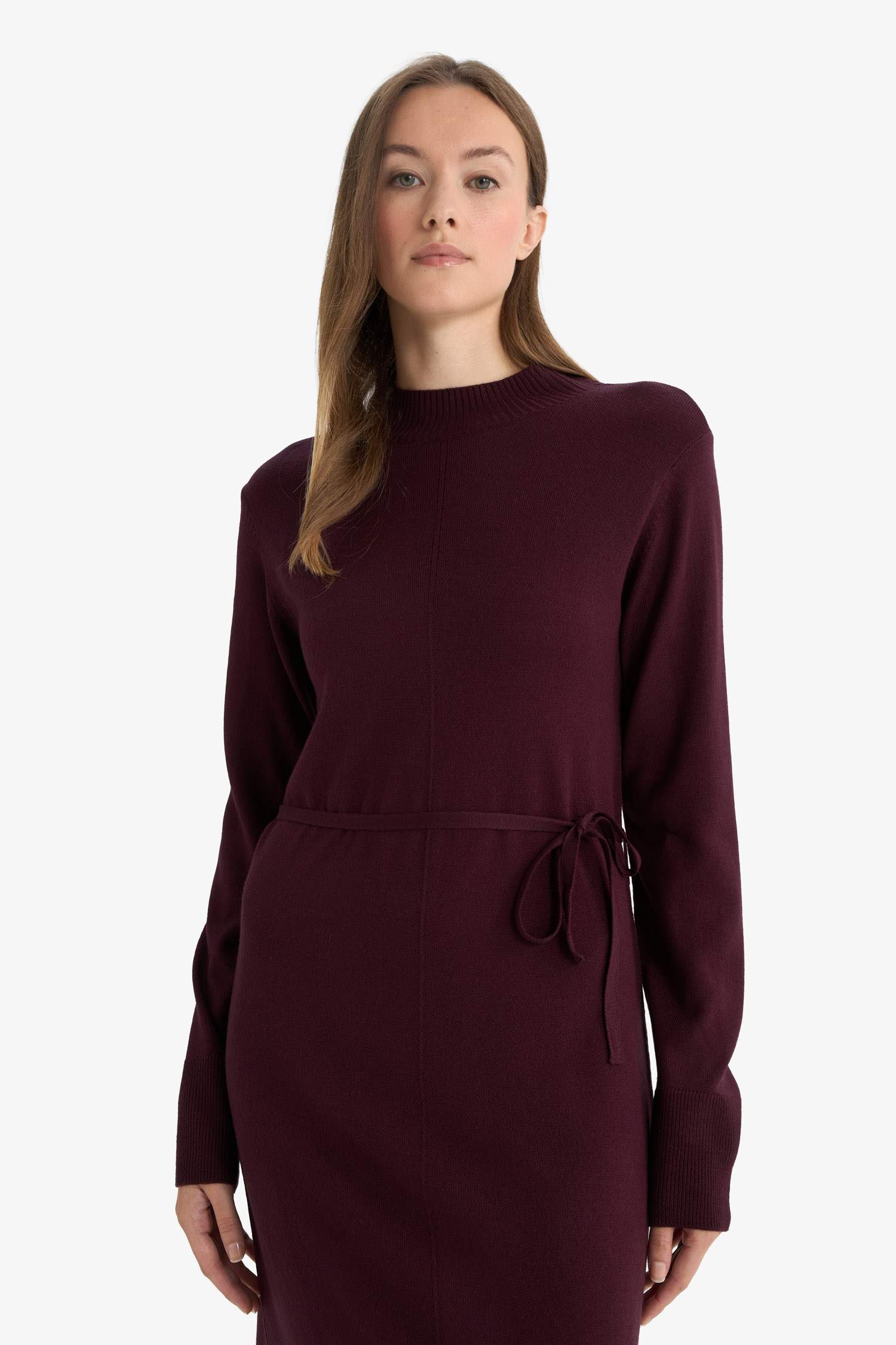 Robe à col montant Coupe régulière