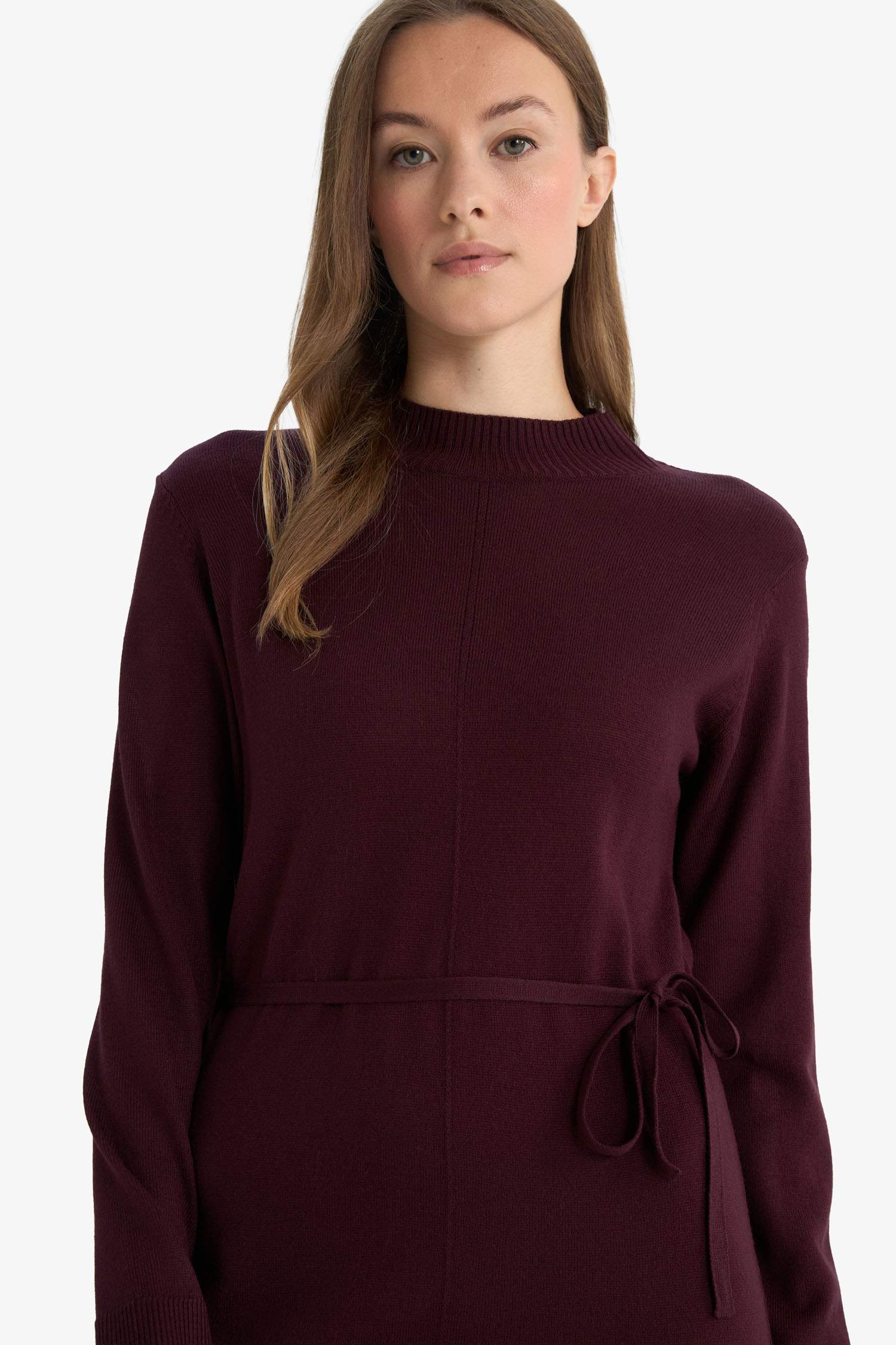 Robe à col montant Coupe régulière