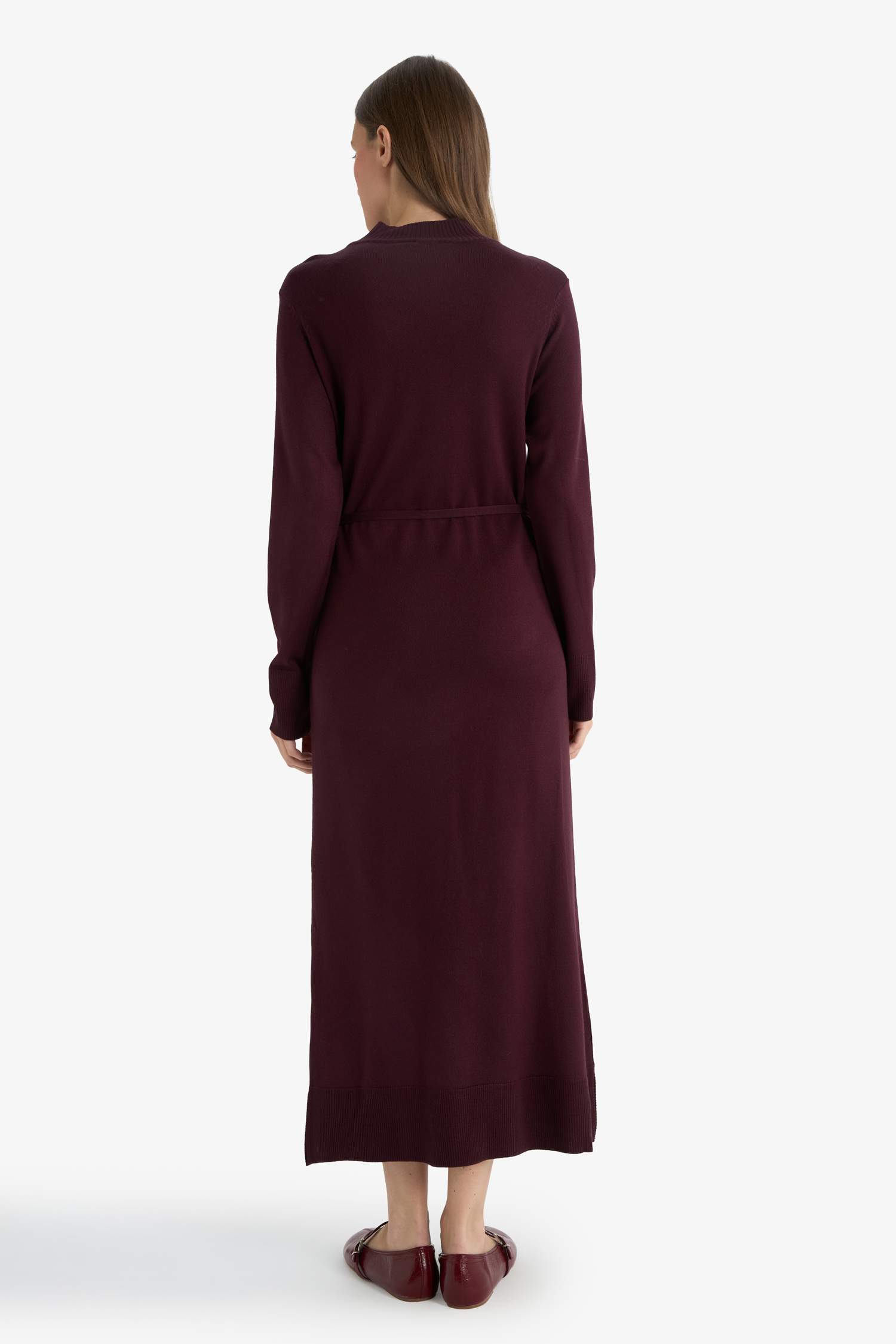 Robe à col montant Coupe régulière