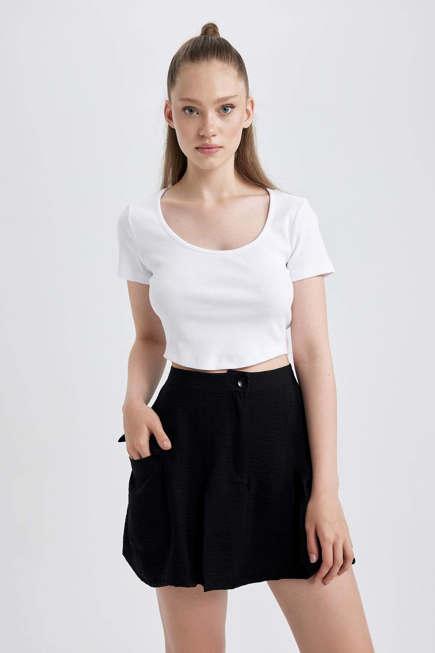 تيشيرت سليم فيت نص ردن