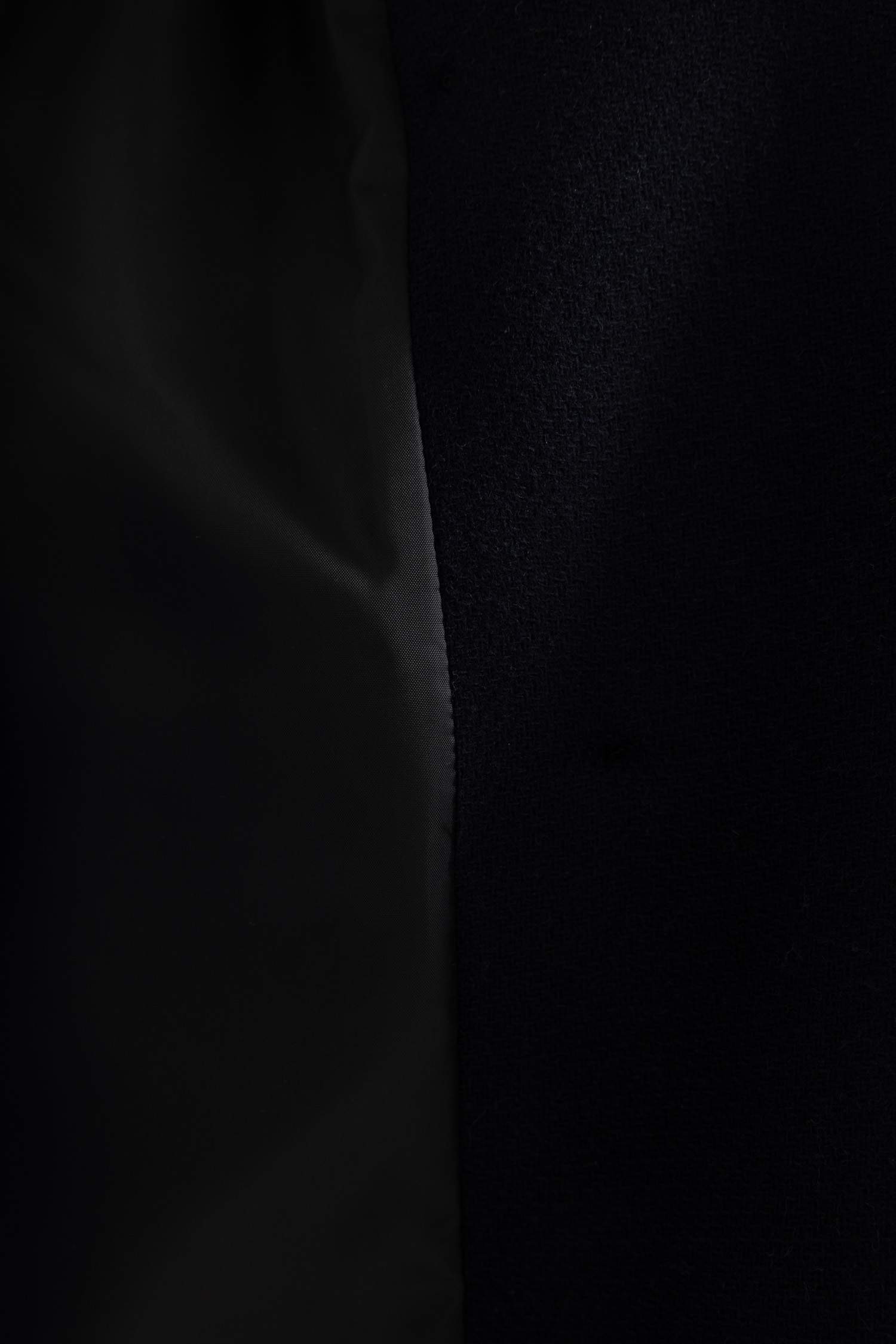 Regular Kalıp Kruvaze Yaka Düğmeli Cepli Yünlü Hafif Uzun Kaşe Kaban