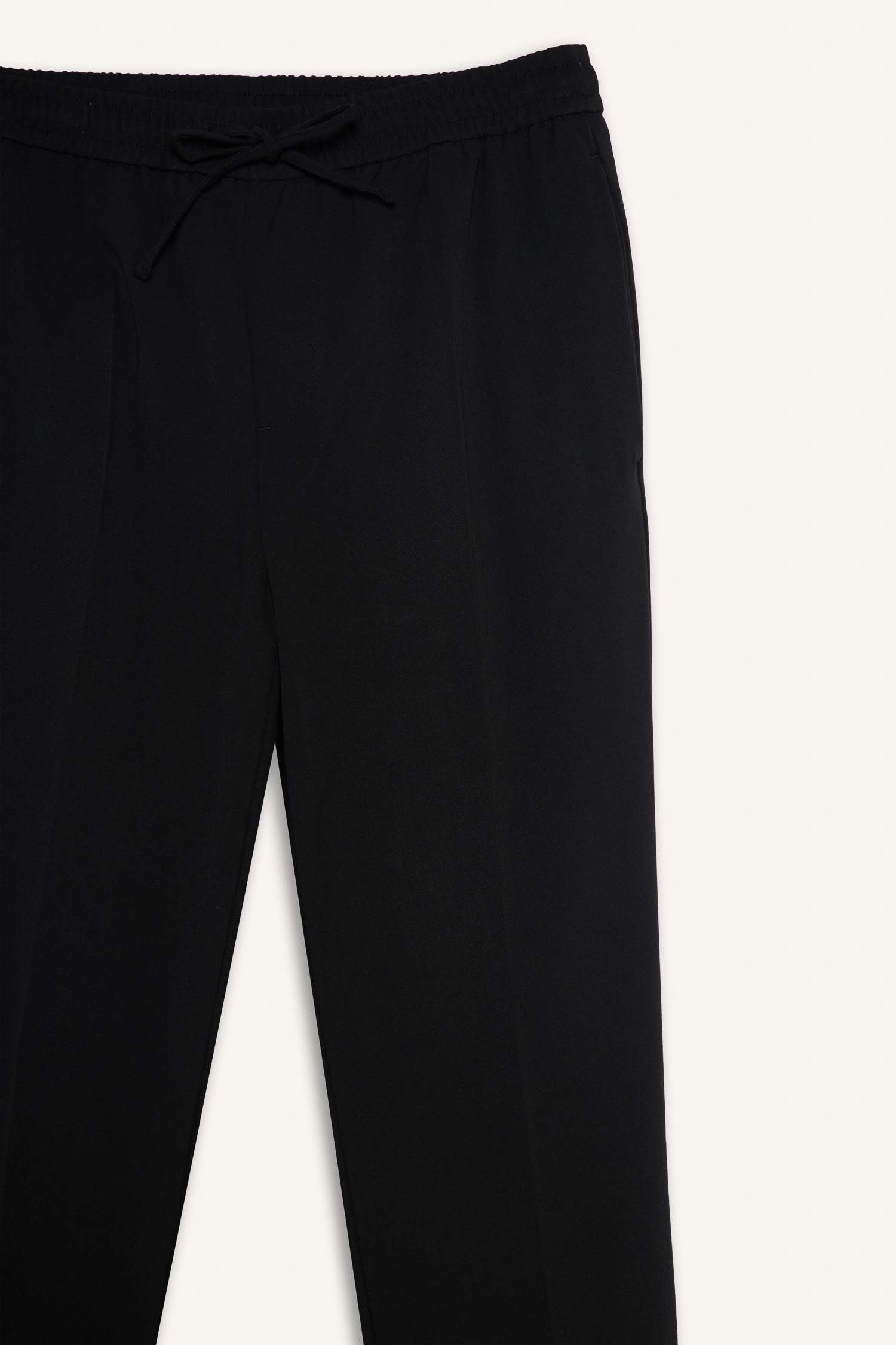 Beli Bağcıklı Lastikli Cepli Jogger Fit Her Yöne Esneyen Yumuşak Tuşe Pantolon